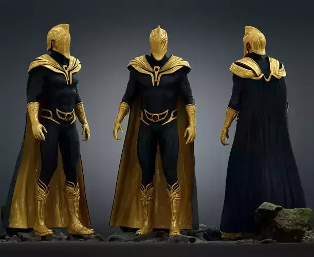 Doctor Fate  Low-poly 3D model