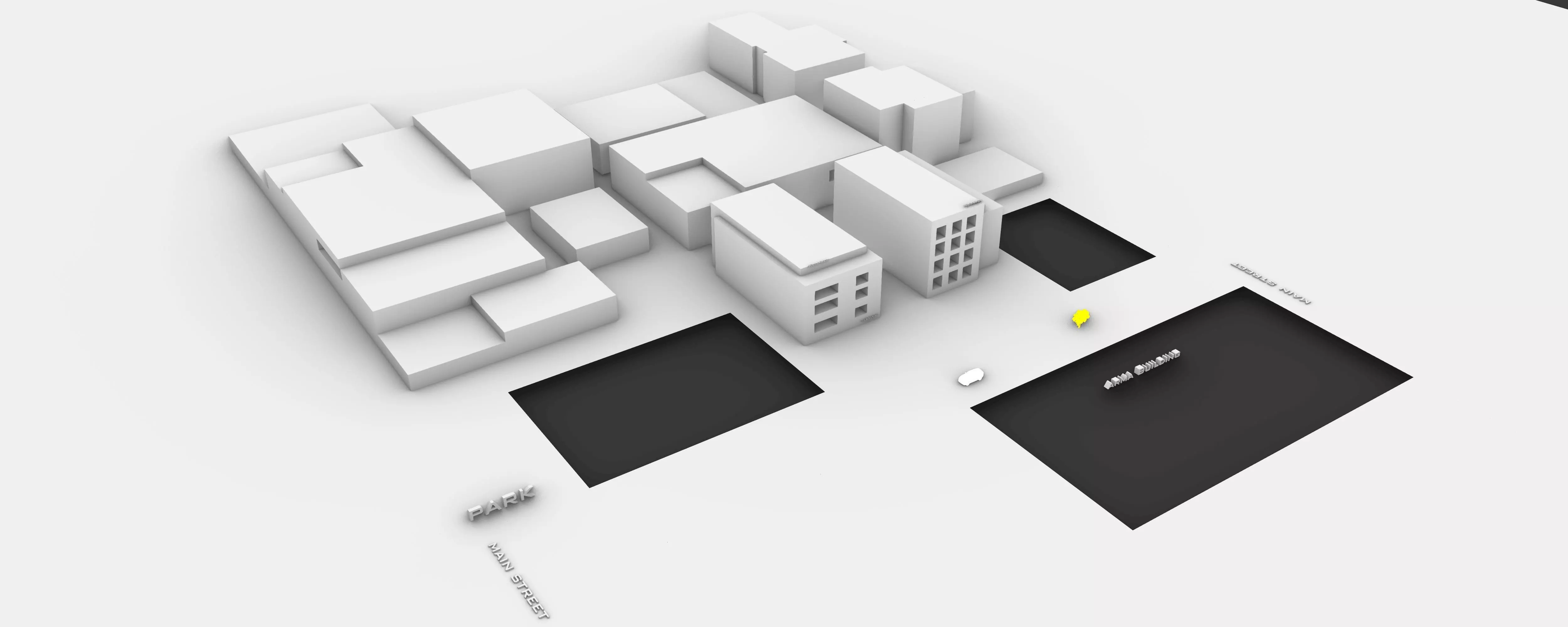 Graphic city Free 3D model