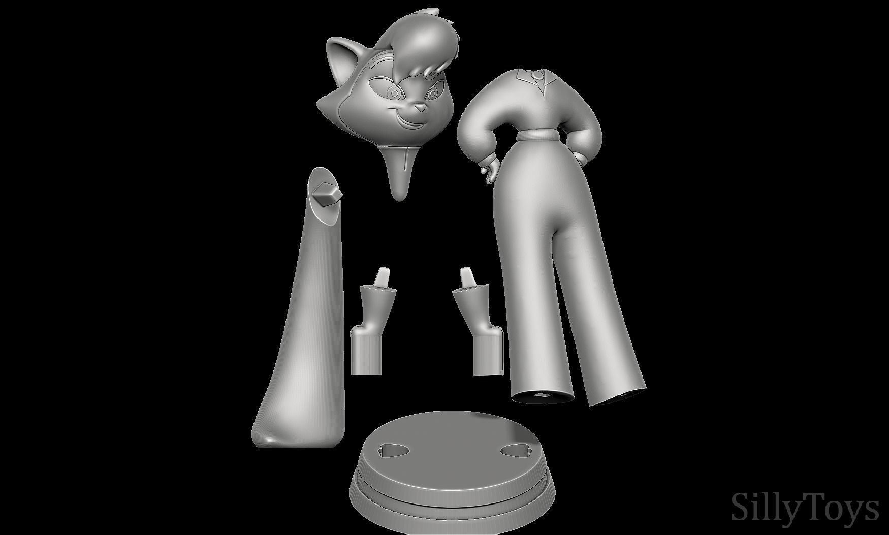 Sawyer - Cats Dont Dance 3D print model_9