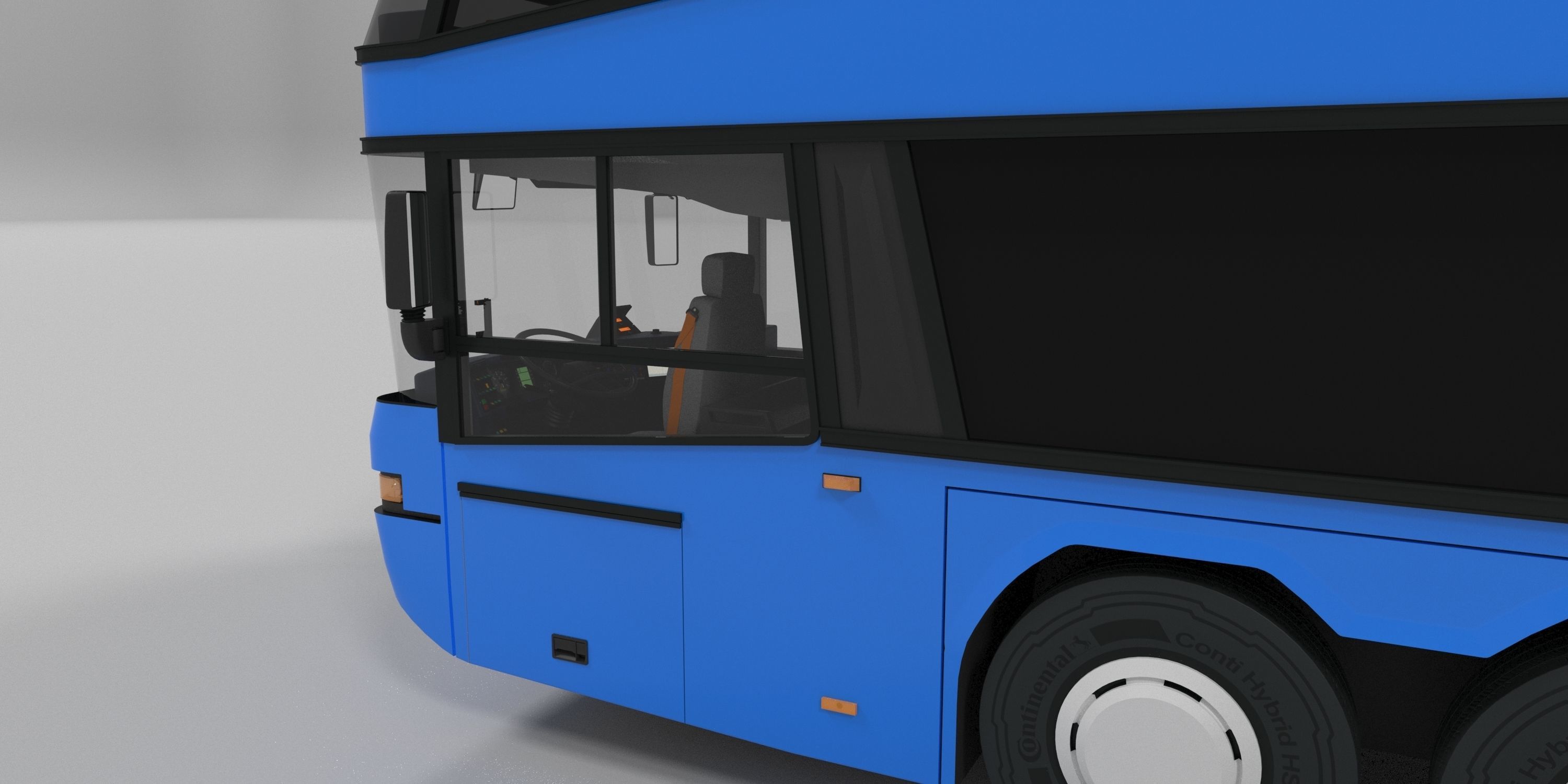 Neoplan Megaliner N128 2000 3D model_7