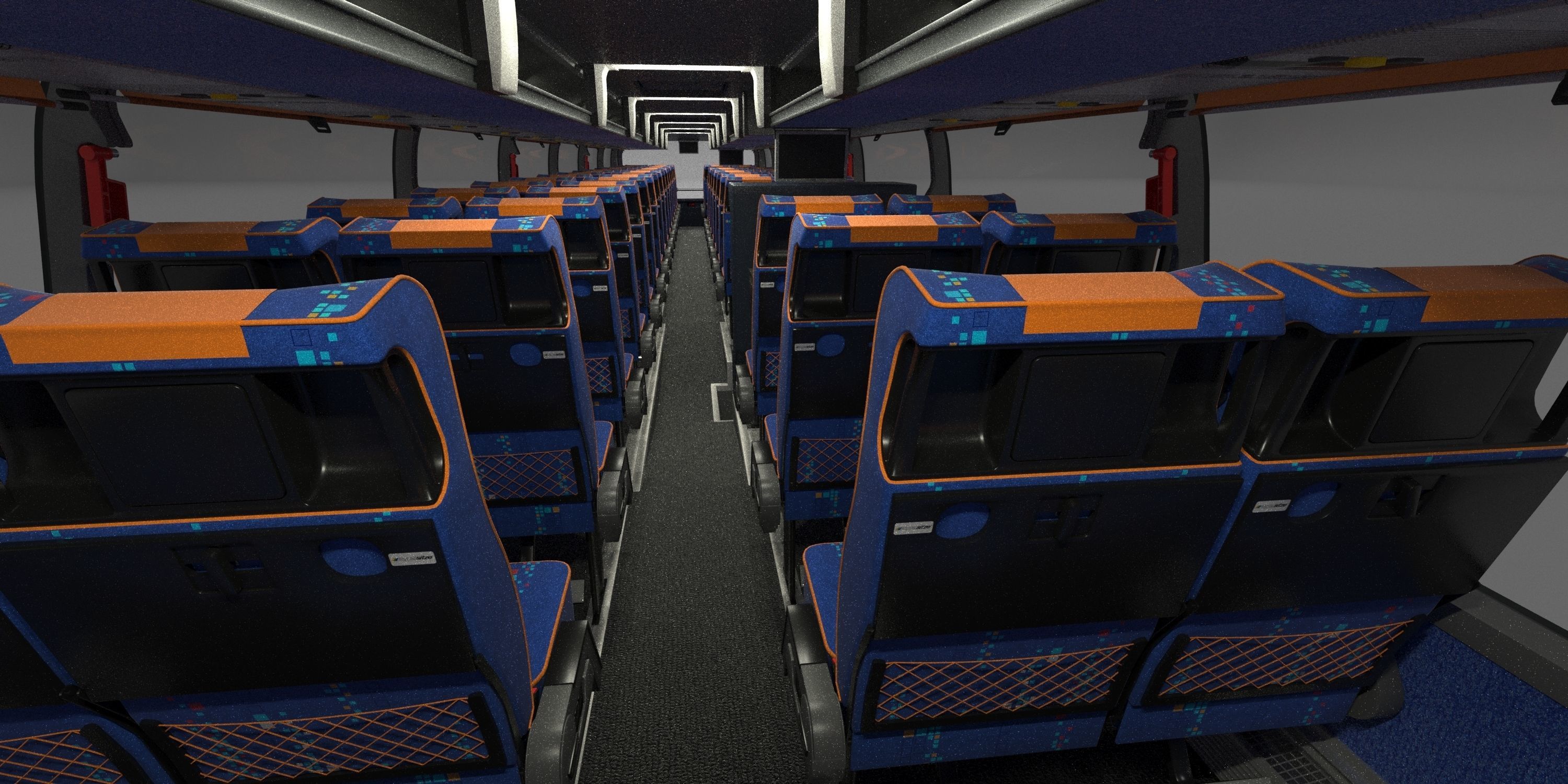 Neoplan Megaliner N128 2000 3D model_34