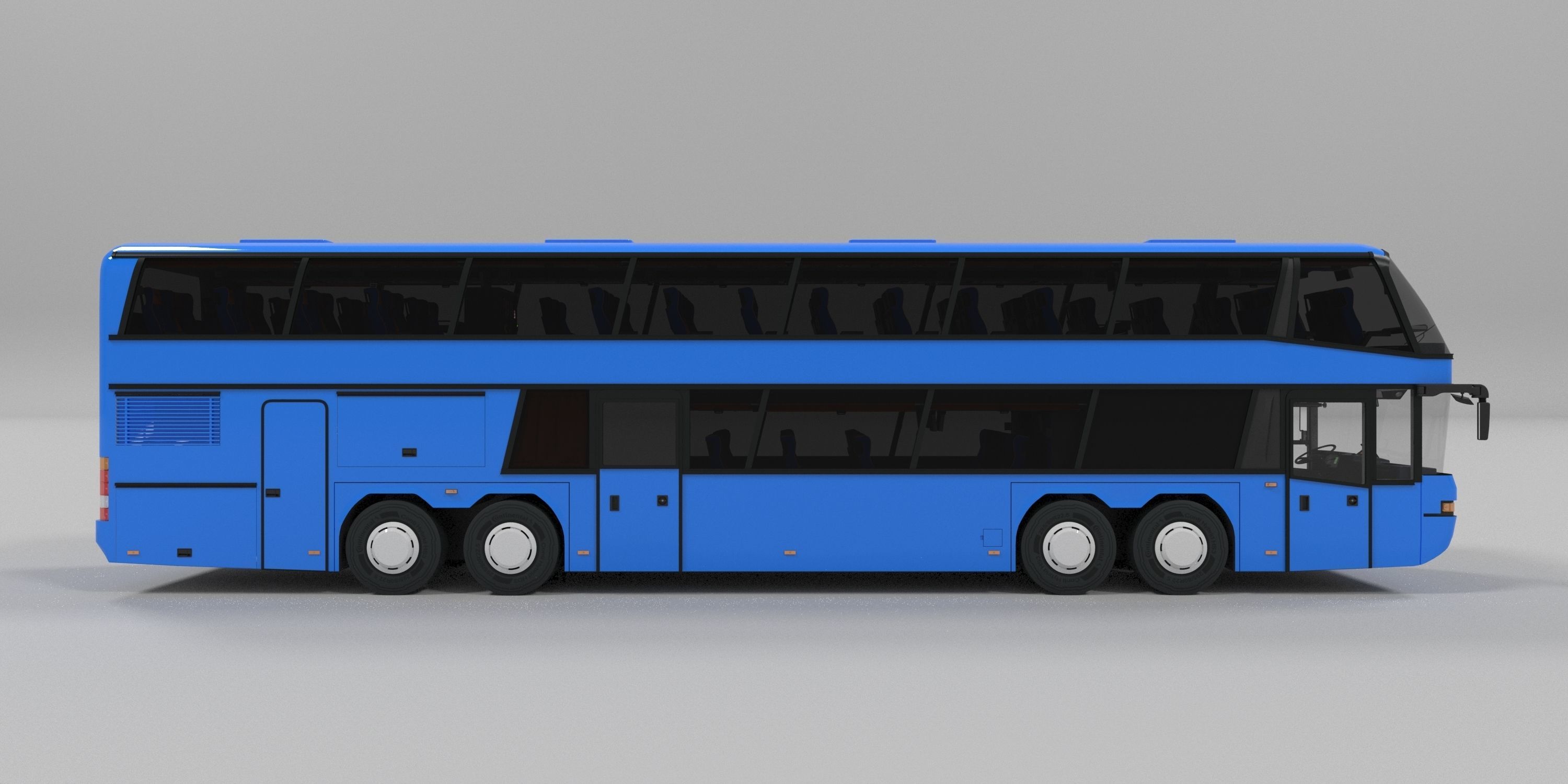Neoplan Megaliner N128 2000 3D model_1