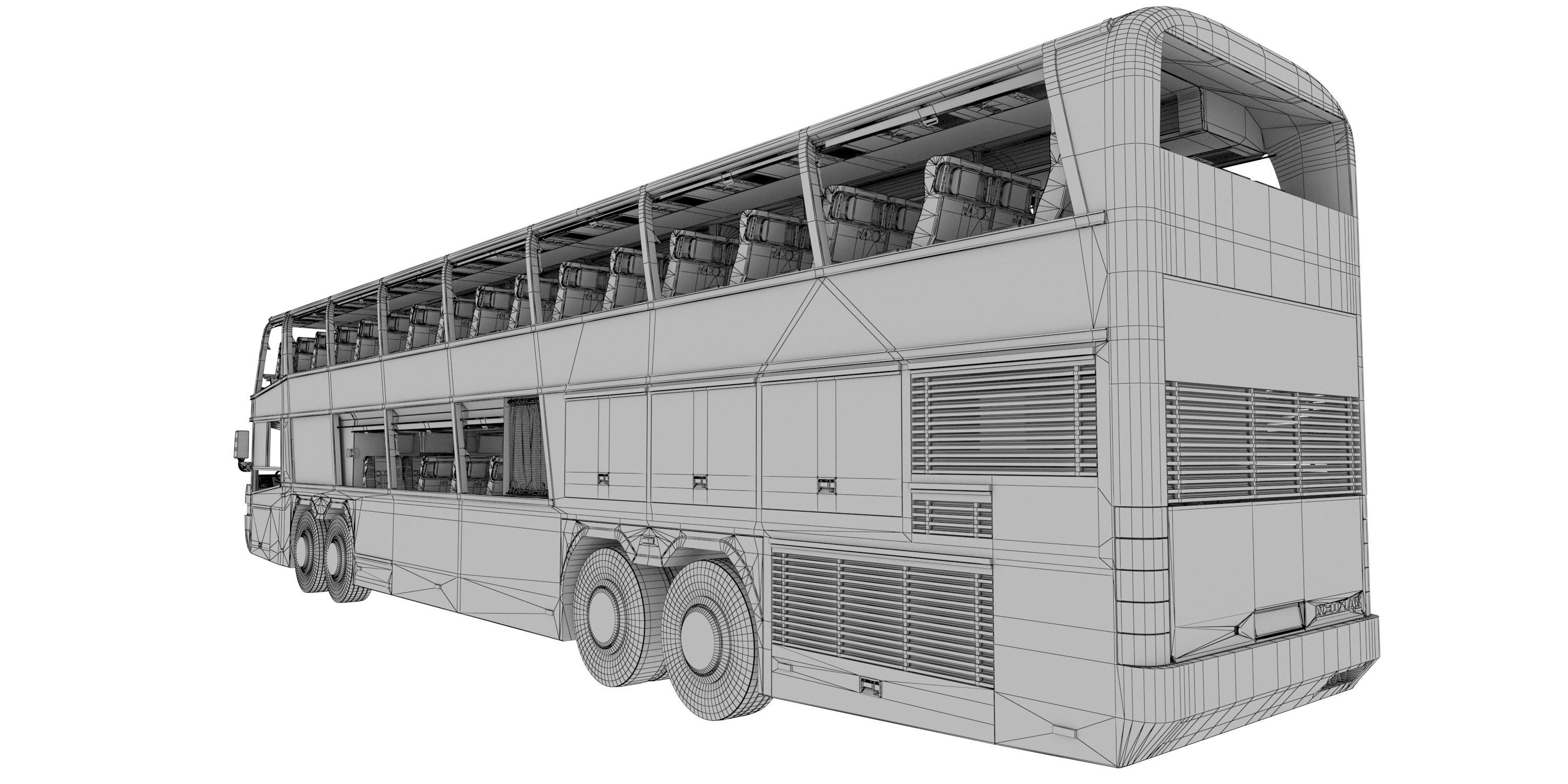 Neoplan Megaliner N128 2000 3D model_43