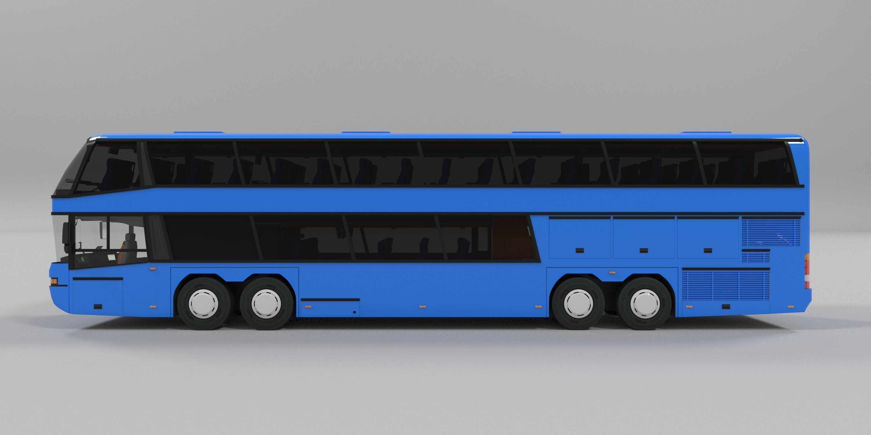 Neoplan Megaliner N128 2000 3D model_4