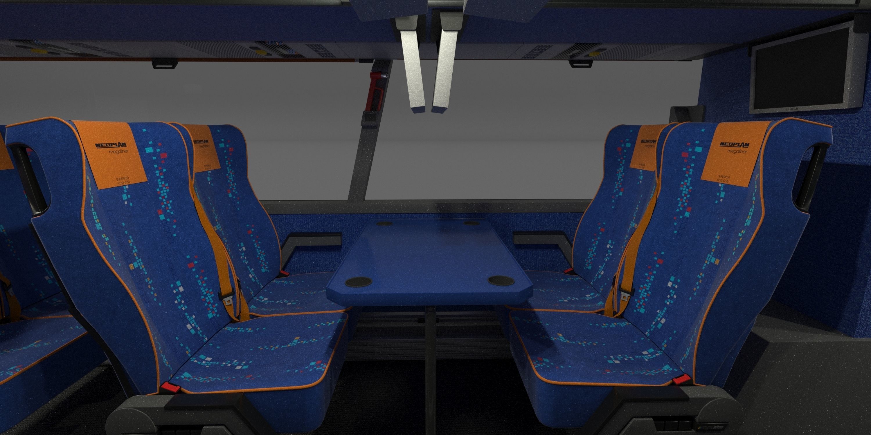Neoplan Megaliner N128 2000 3D model_28