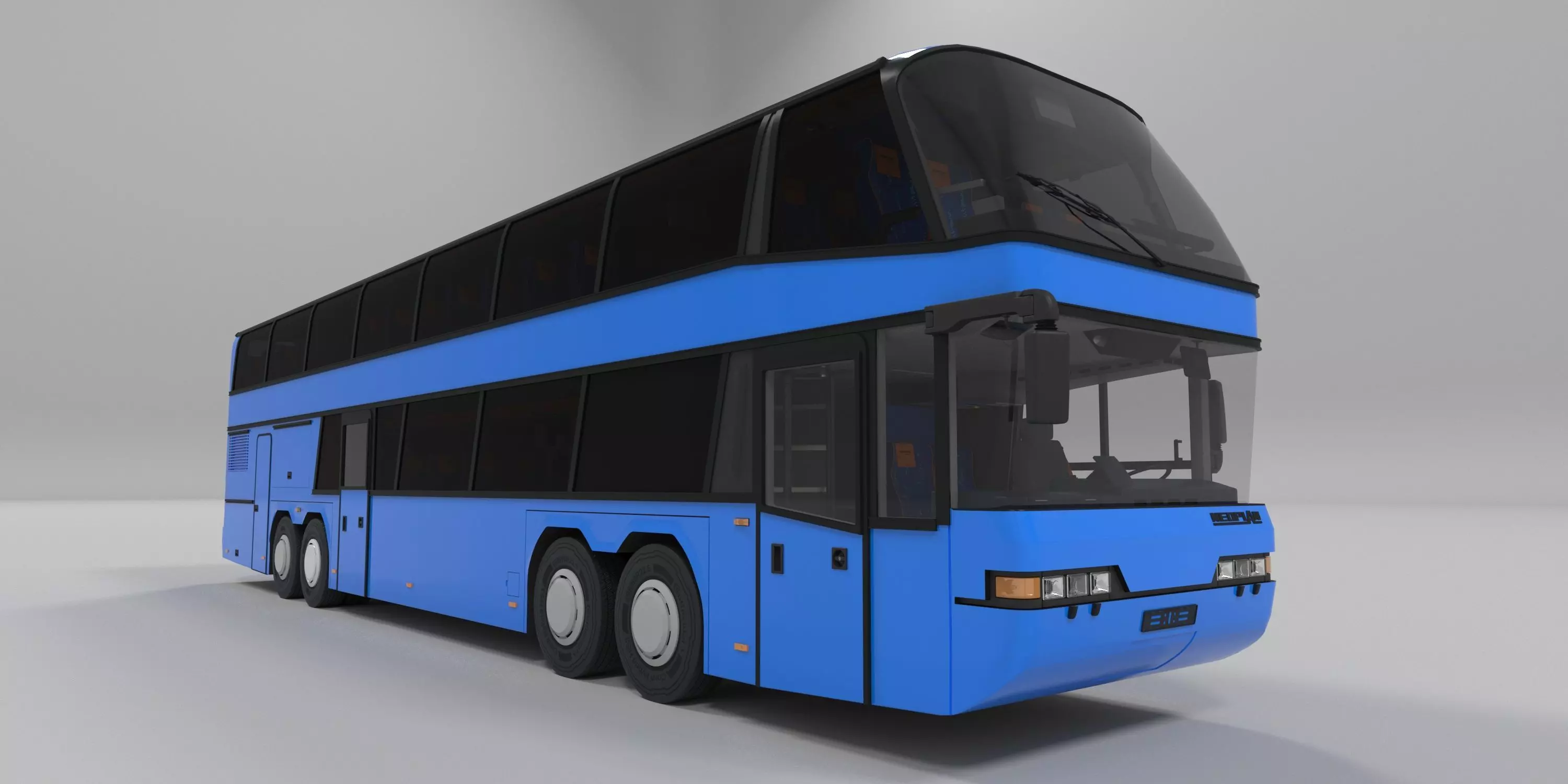 Neoplan Megaliner N128 2000 3D model_0