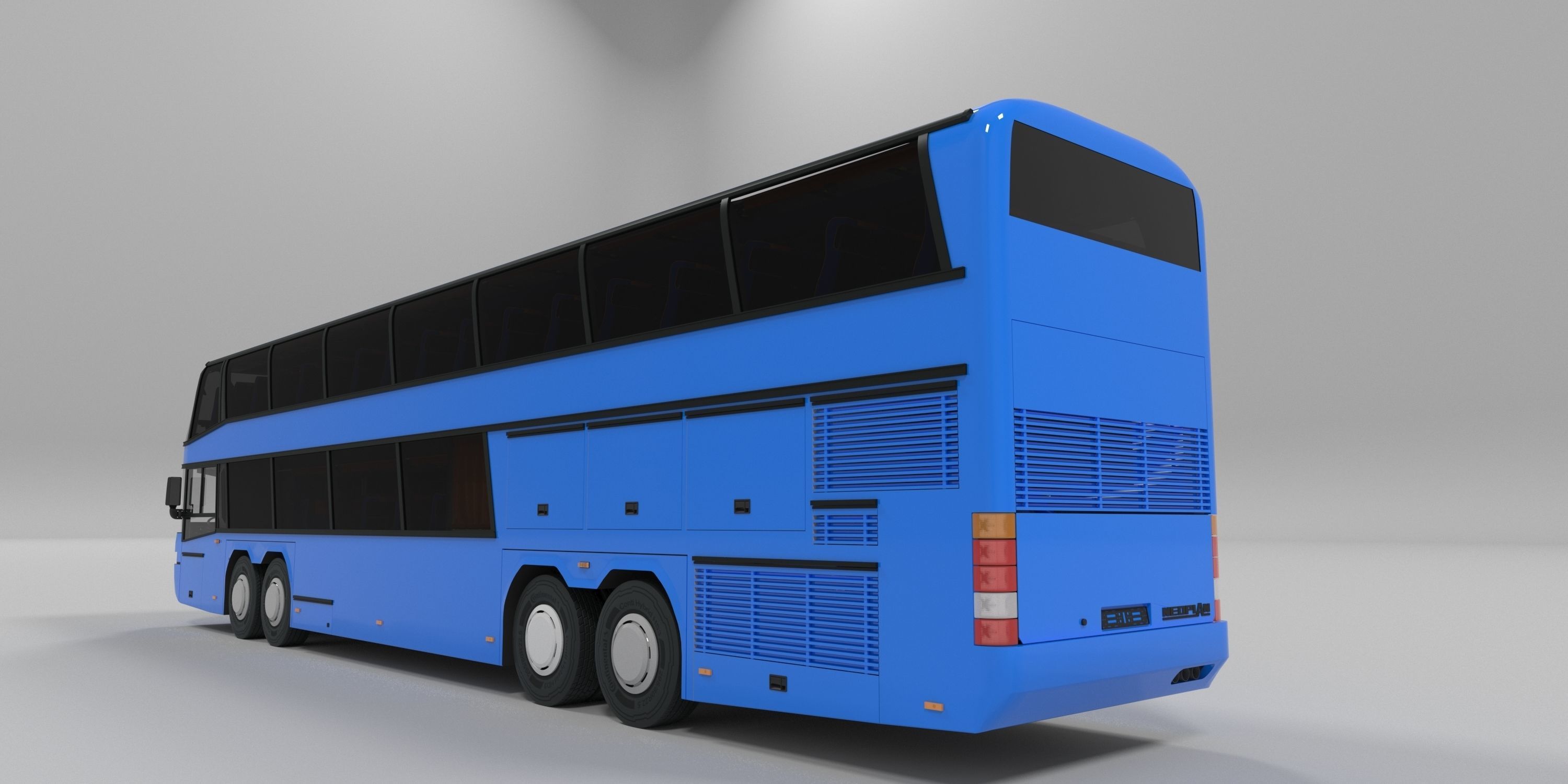 Neoplan Megaliner N128 2000 3D model_3