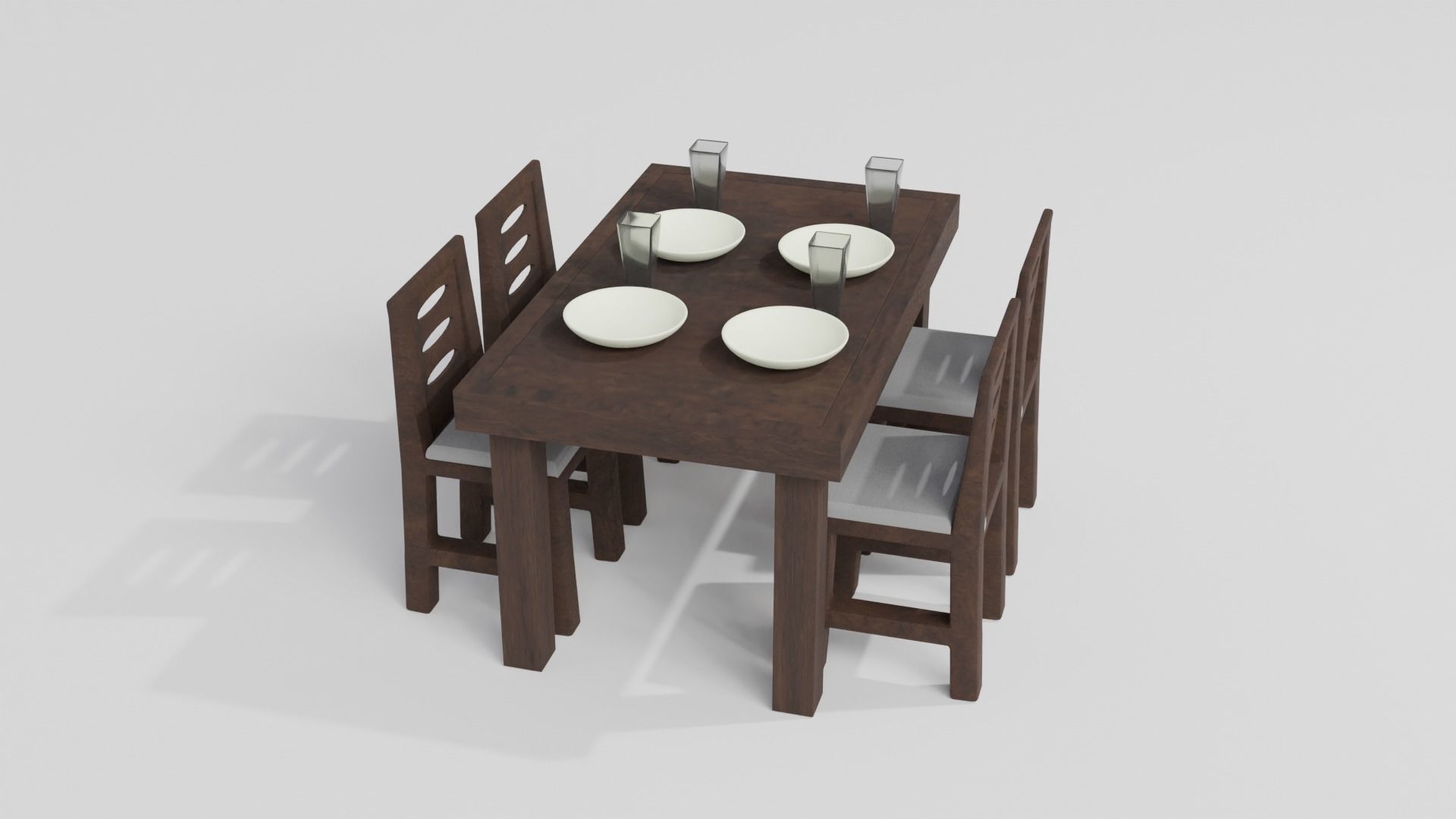 wooden interior furniture asset collection pack _9