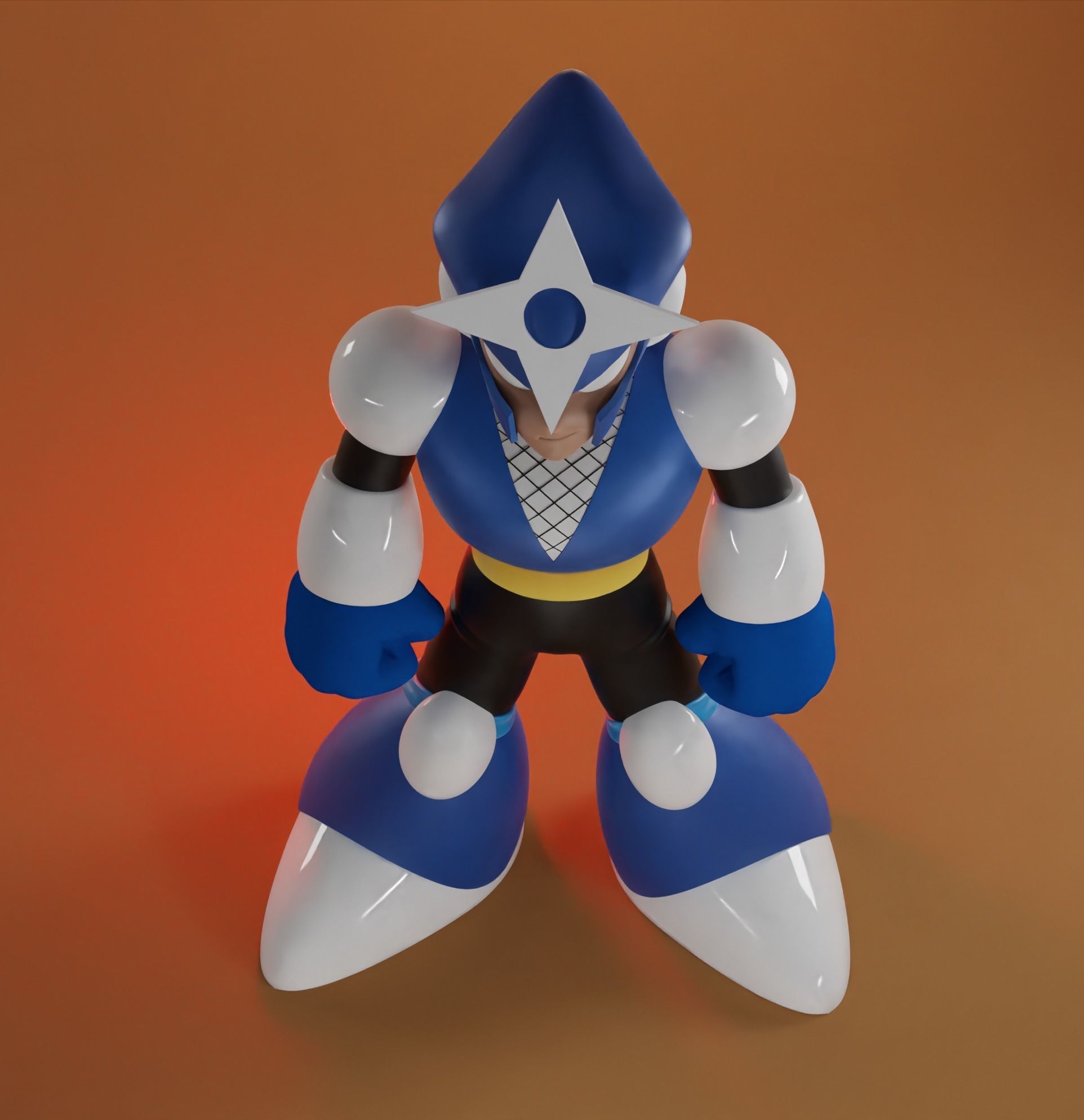 ShadowMan Rockman Megaman Famicom nes 3D model 3D model_3
