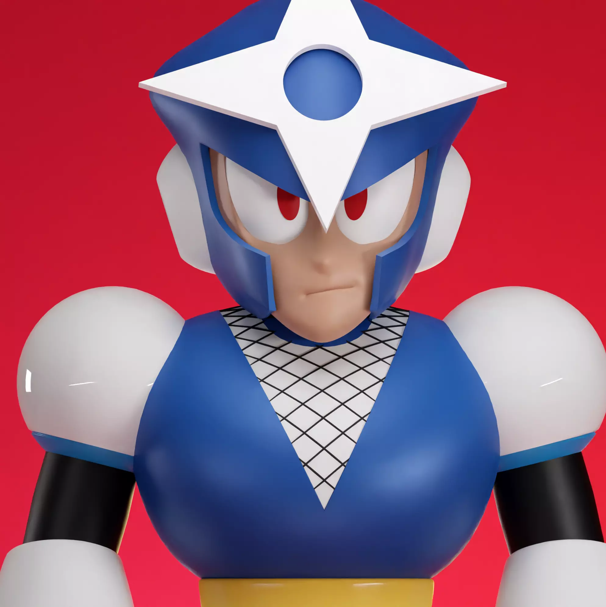 ShadowMan Rockman Megaman Famicom nes 3D model 3D model_0