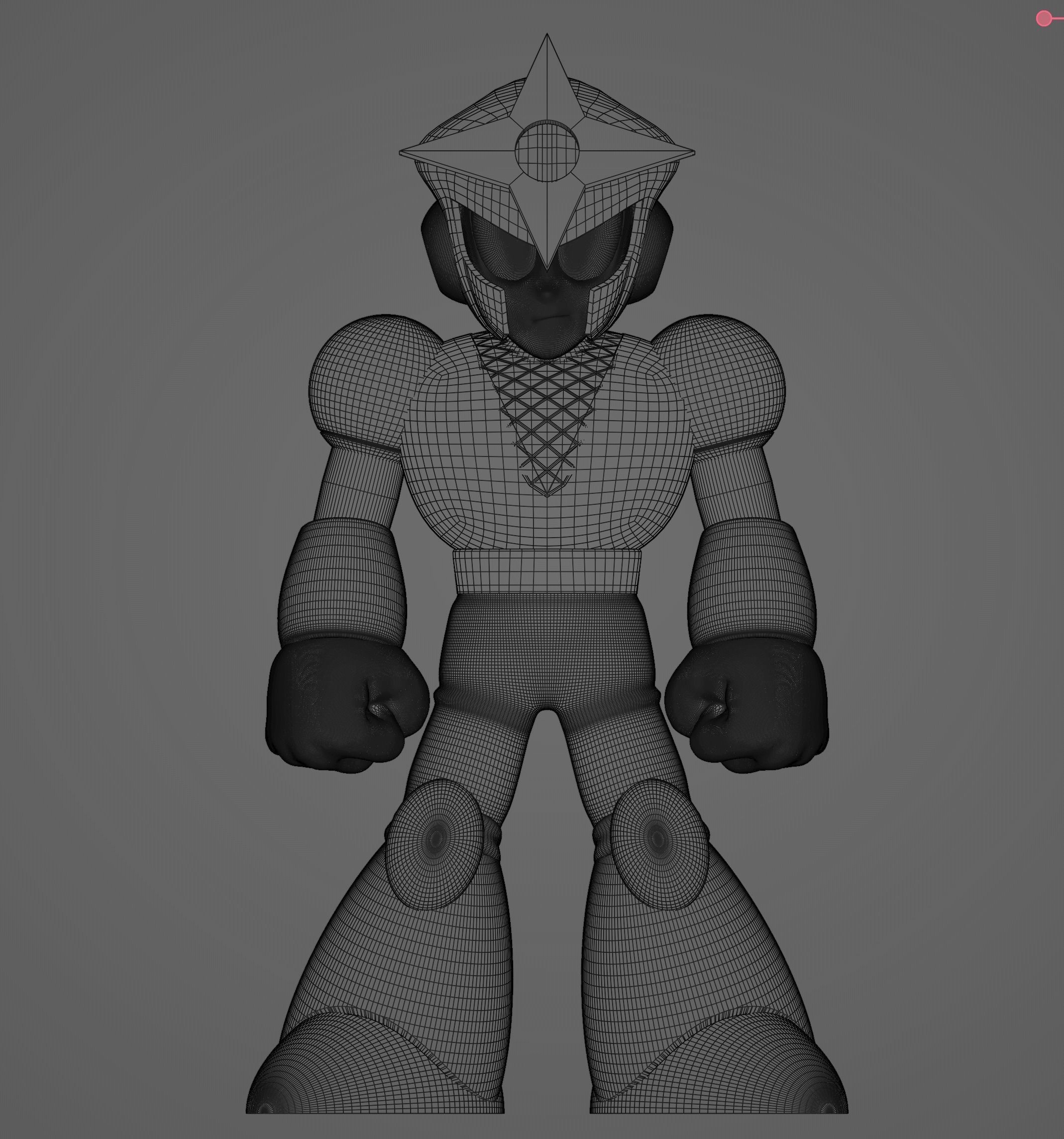 ShadowMan Rockman Megaman Famicom nes 3D model 3D model_7