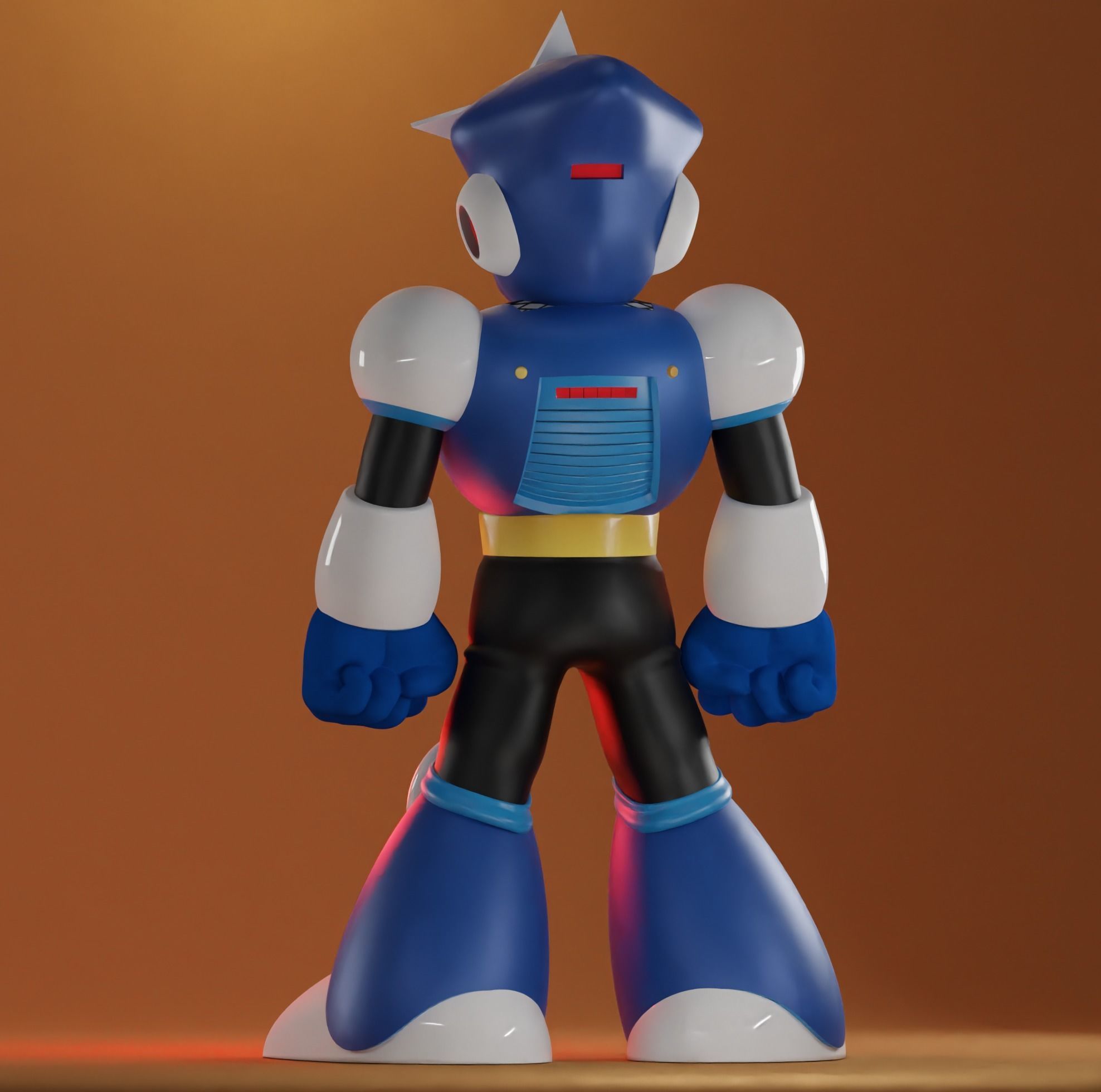ShadowMan Rockman Megaman Famicom nes 3D model 3D model_5