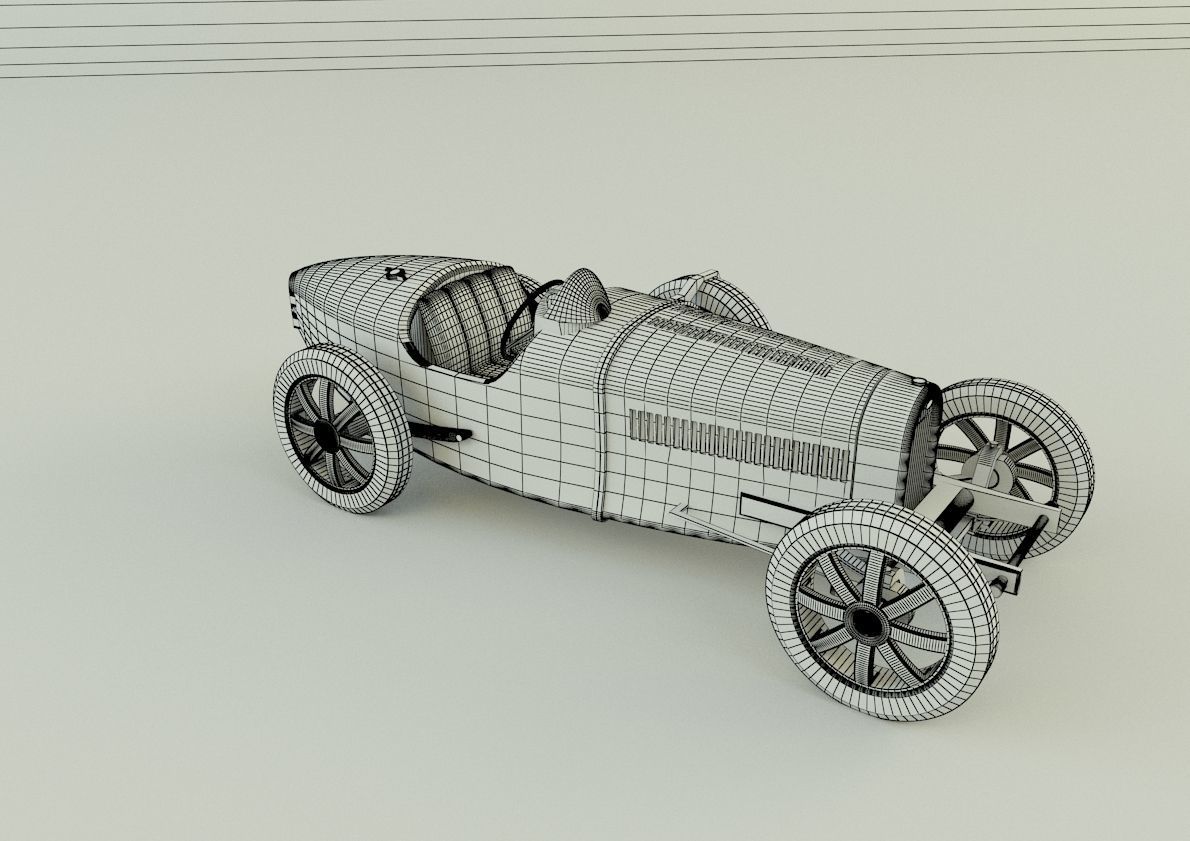 Bugatti type 35 B 3D model_12