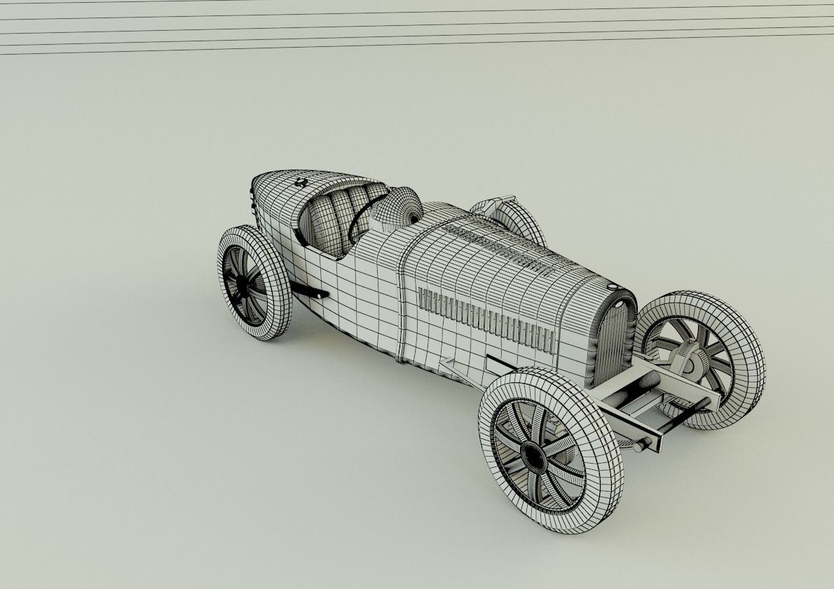Bugatti type 35 B 3D model_16