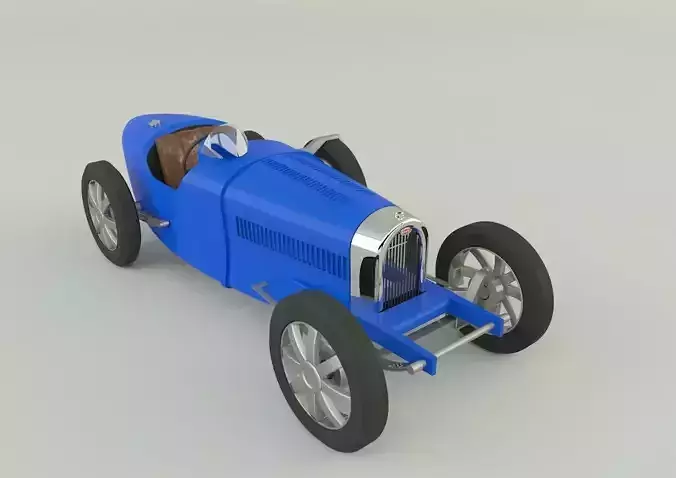 Bugatti type 35 B 3D model