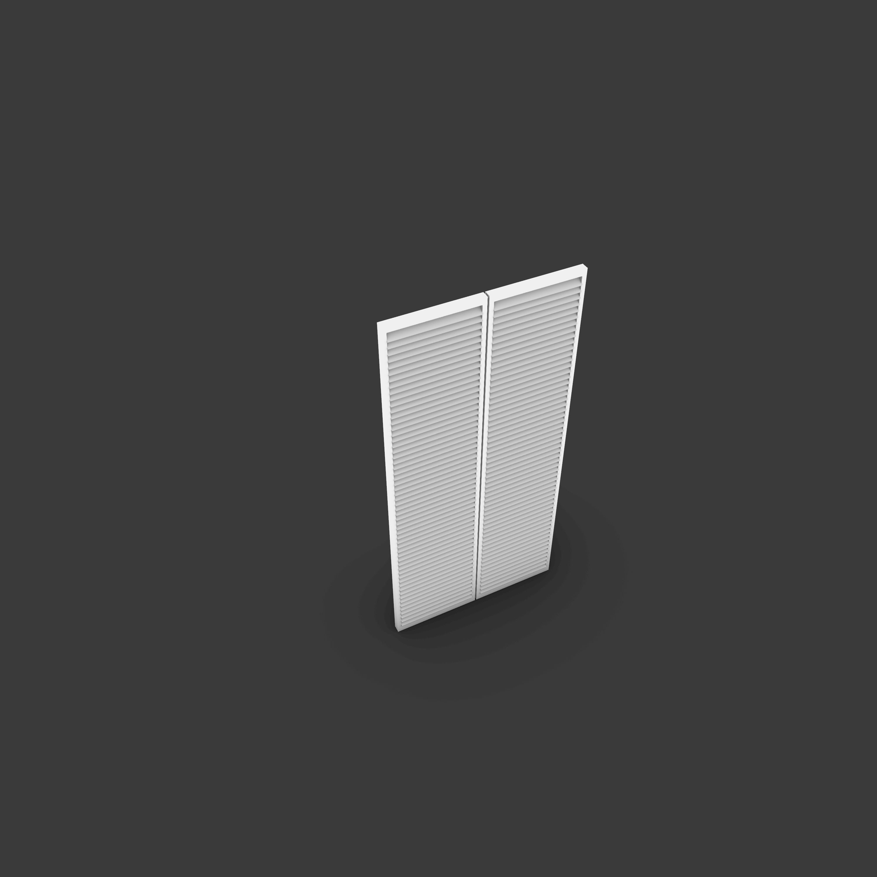 Door 1 radiator Free 3D model_1