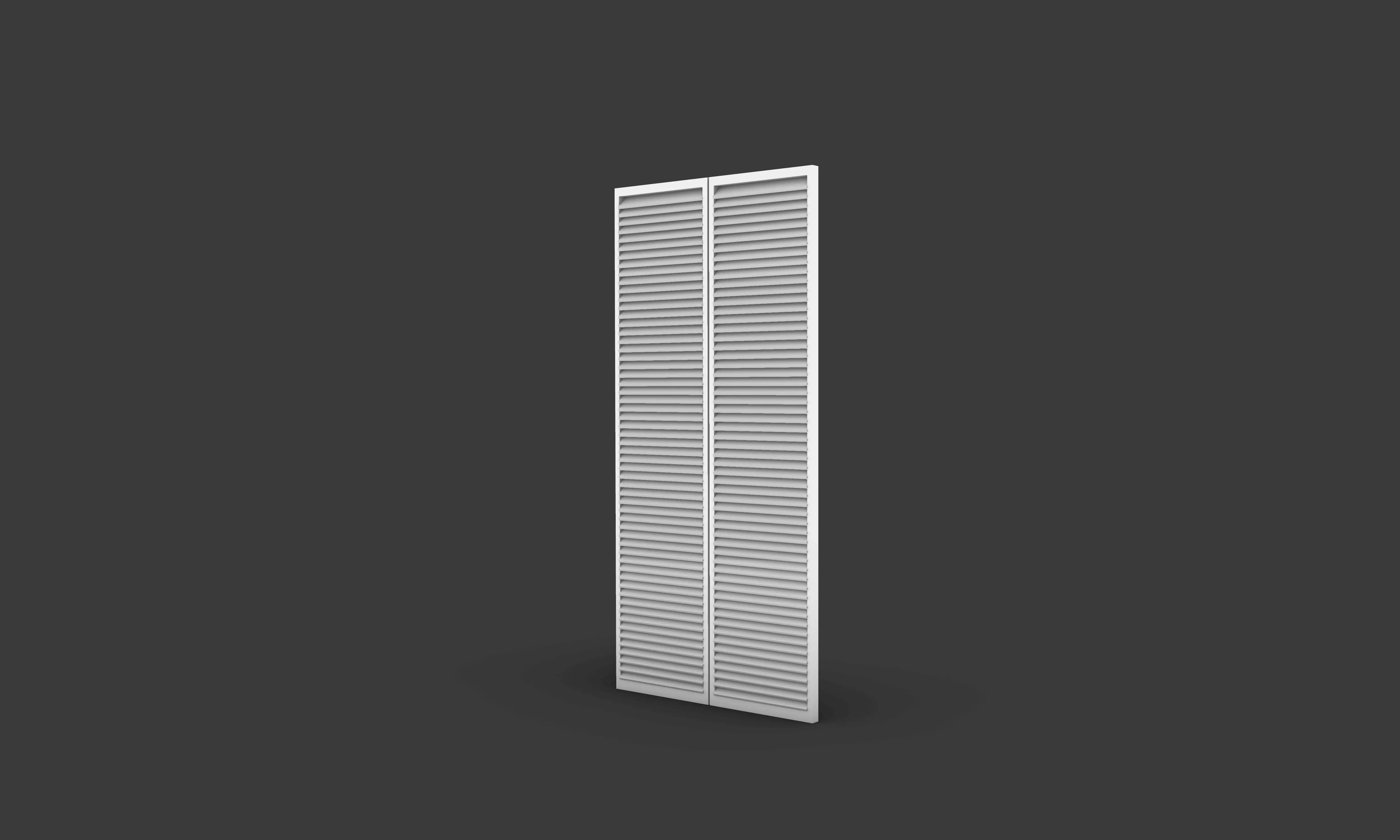 Door 1 radiator Free 3D model_0