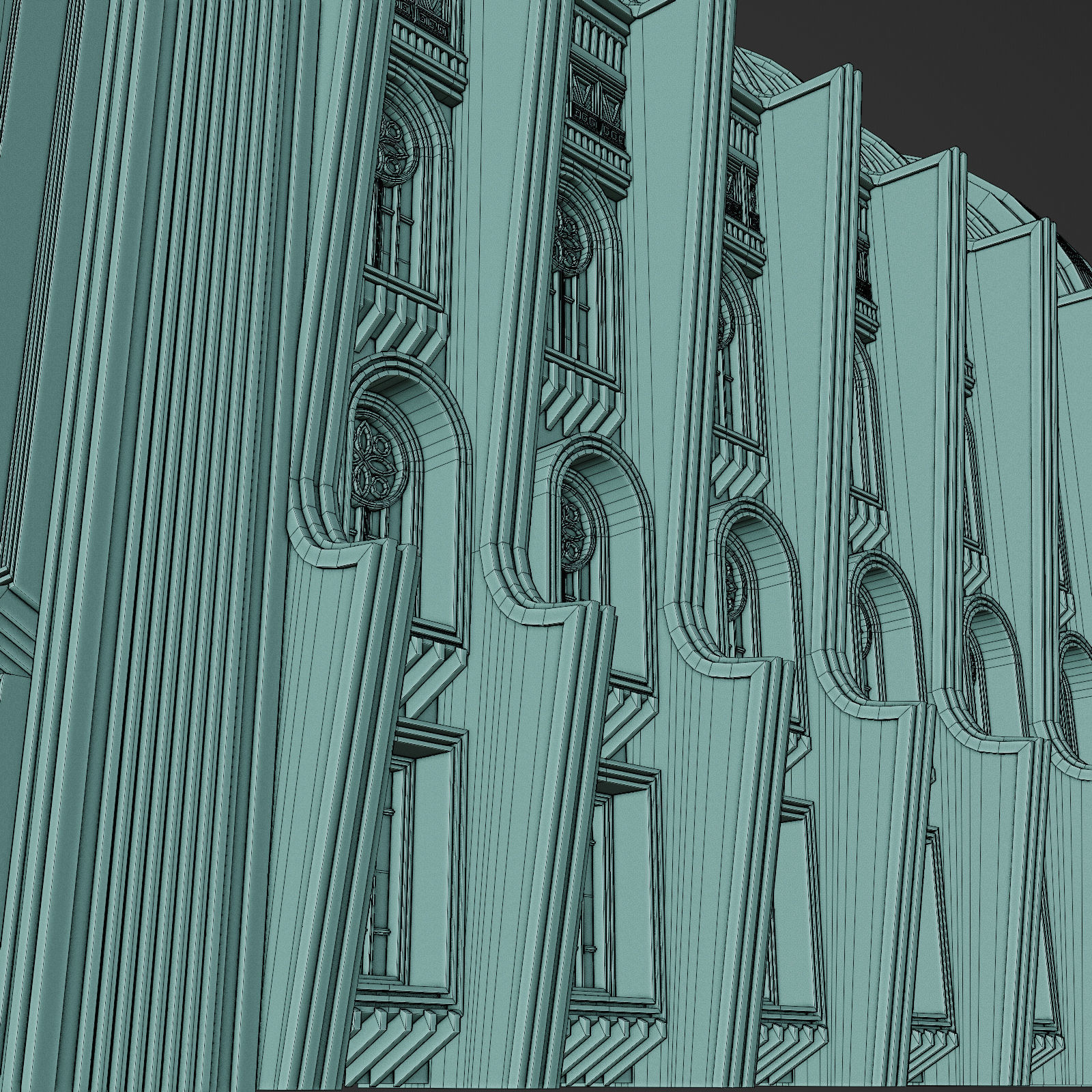 GRAND CAPITAL BUILDING SET Low-poly 3D model_67