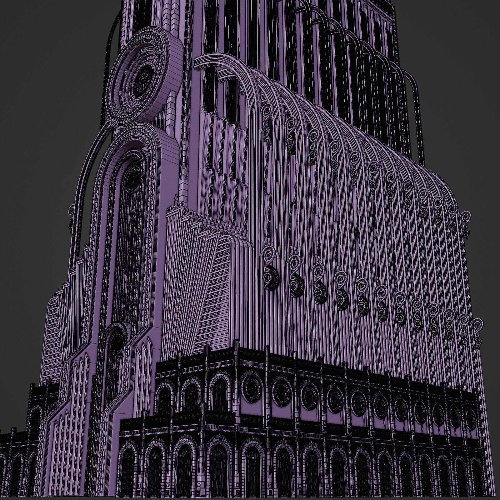GRAND CAPITAL BUILDING SET Low-poly 3D model_68