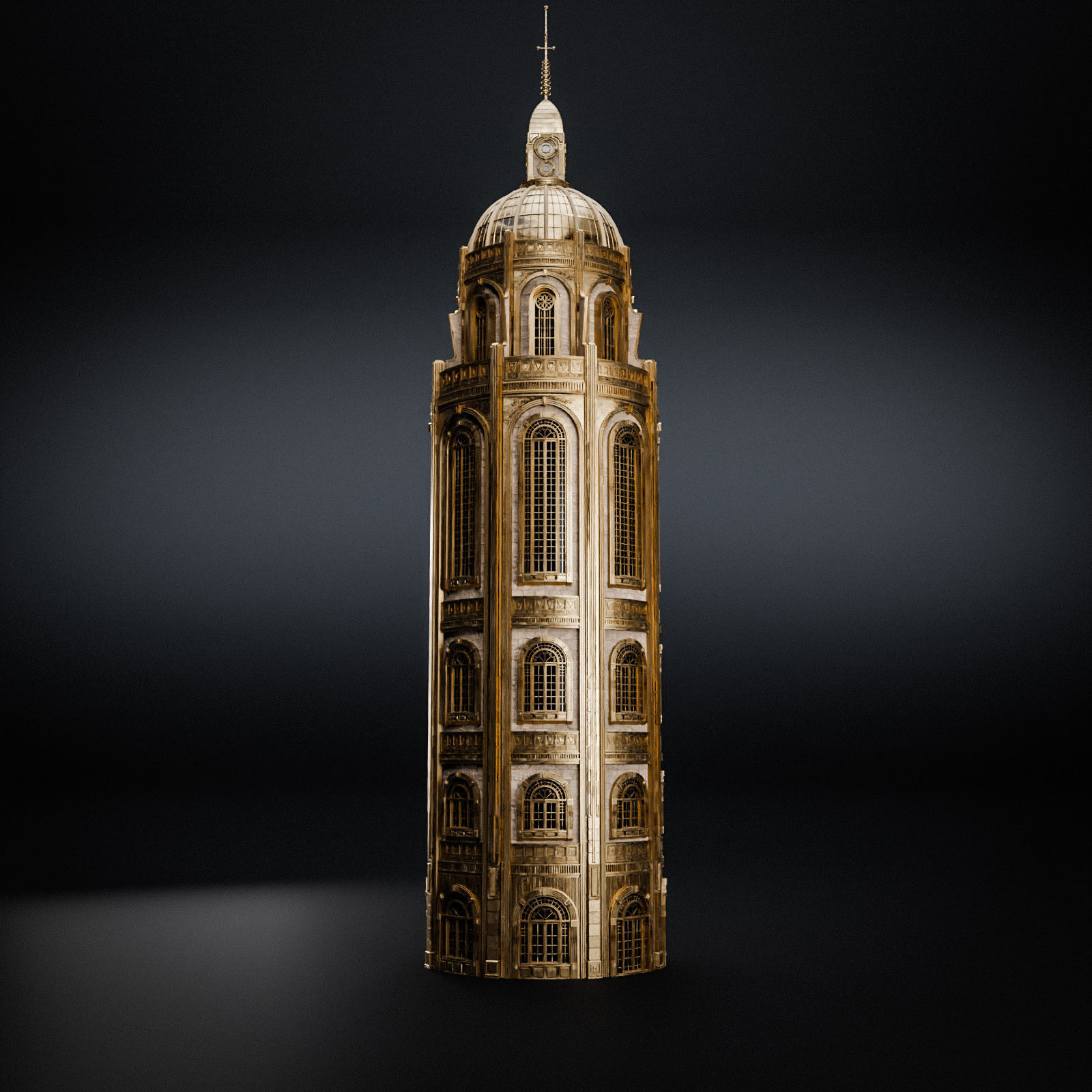GRAND CAPITAL BUILDING SET Low-poly 3D model_41