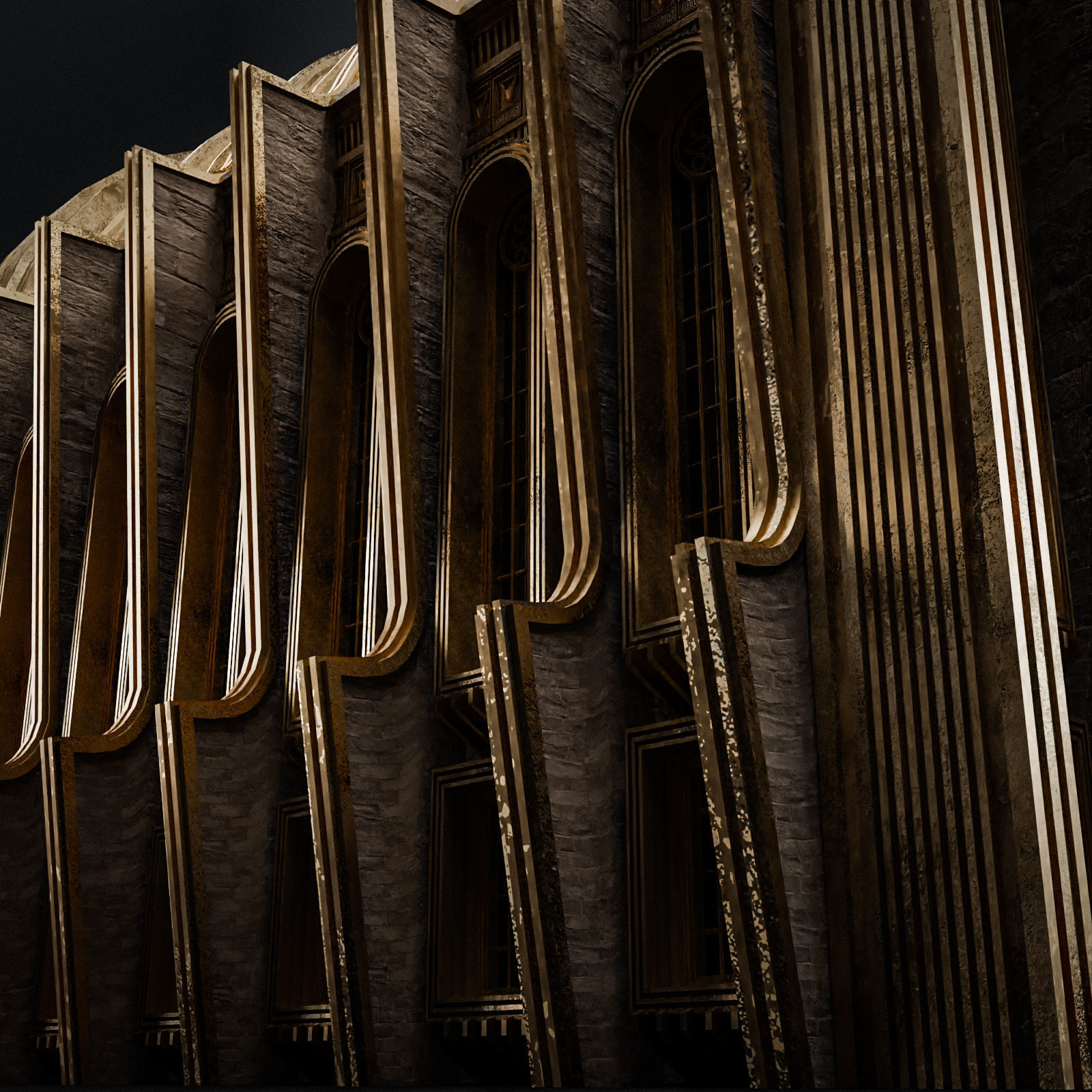 GRAND CAPITAL BUILDING SET Low-poly 3D model_48