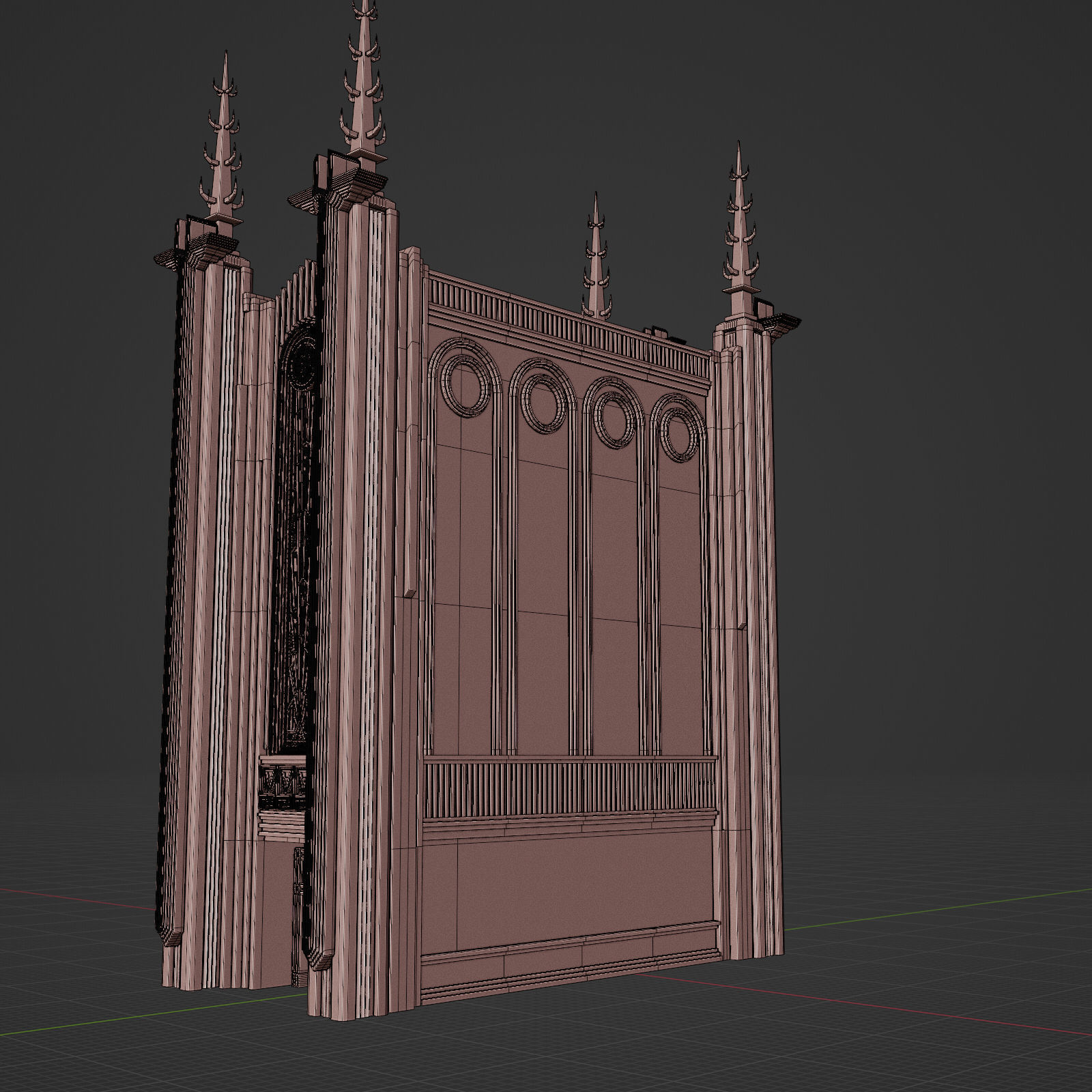 GRAND CAPITAL BUILDING SET Low-poly 3D model_61