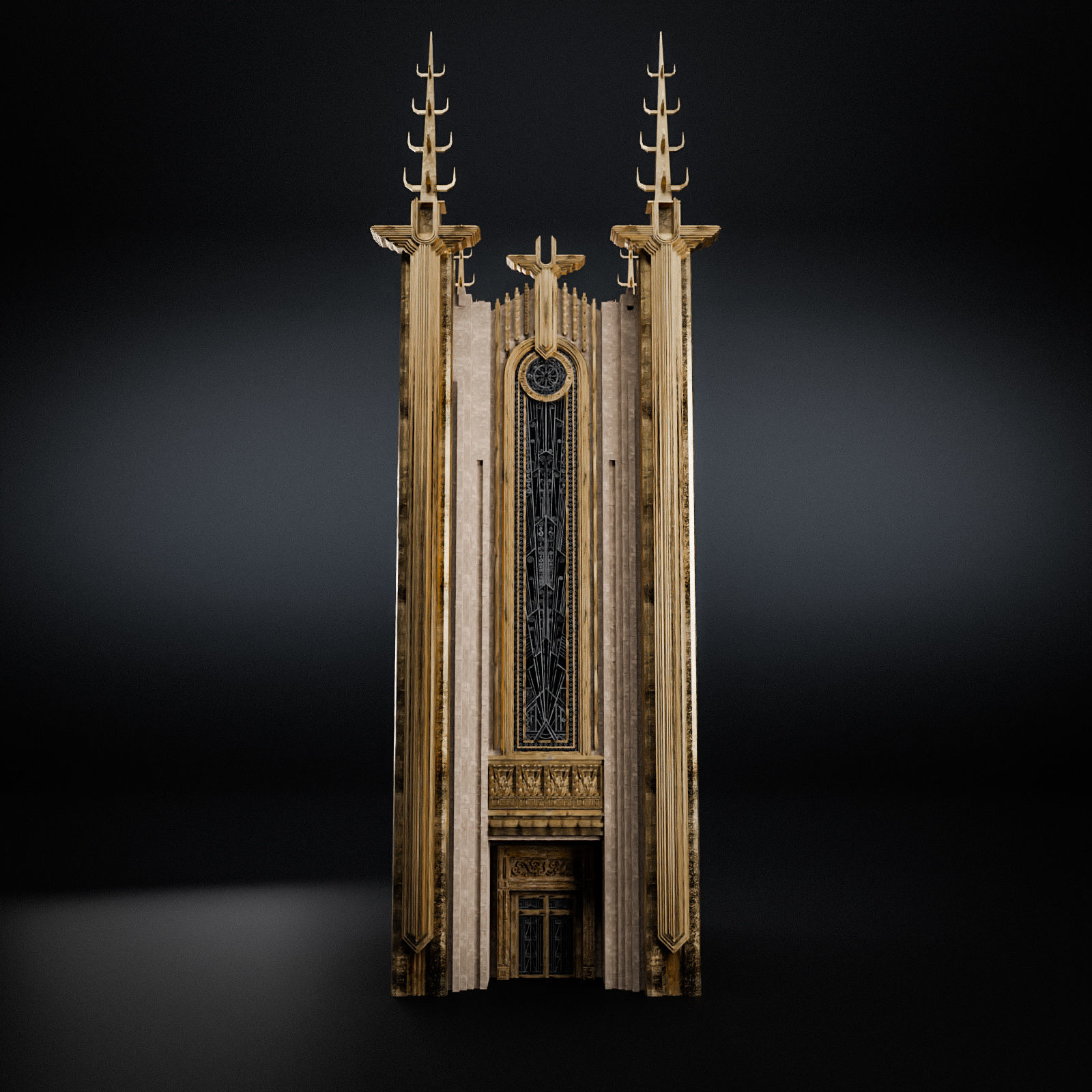 GRAND CAPITAL BUILDING SET Low-poly 3D model_56