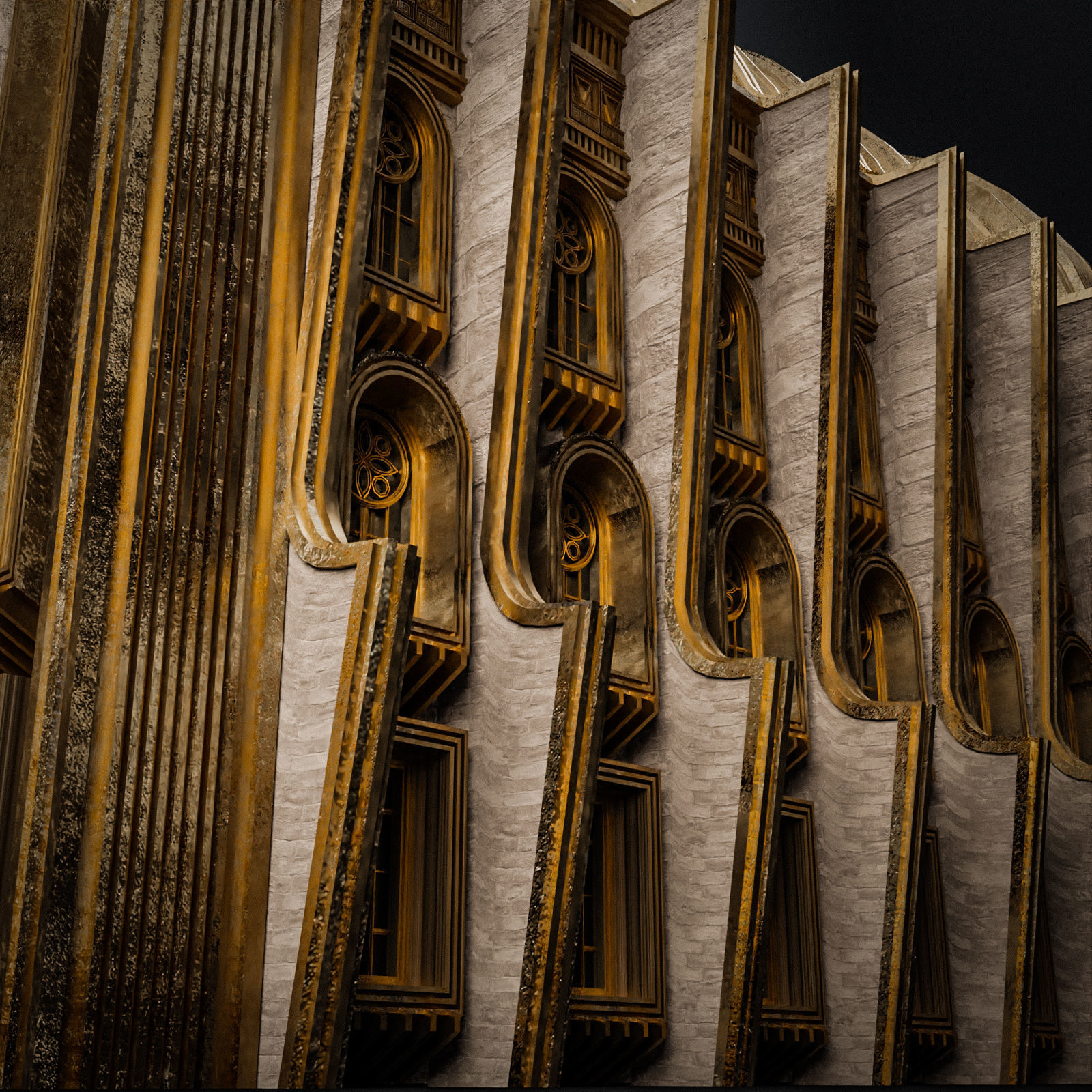 GRAND CAPITAL BUILDING SET Low-poly 3D model_51