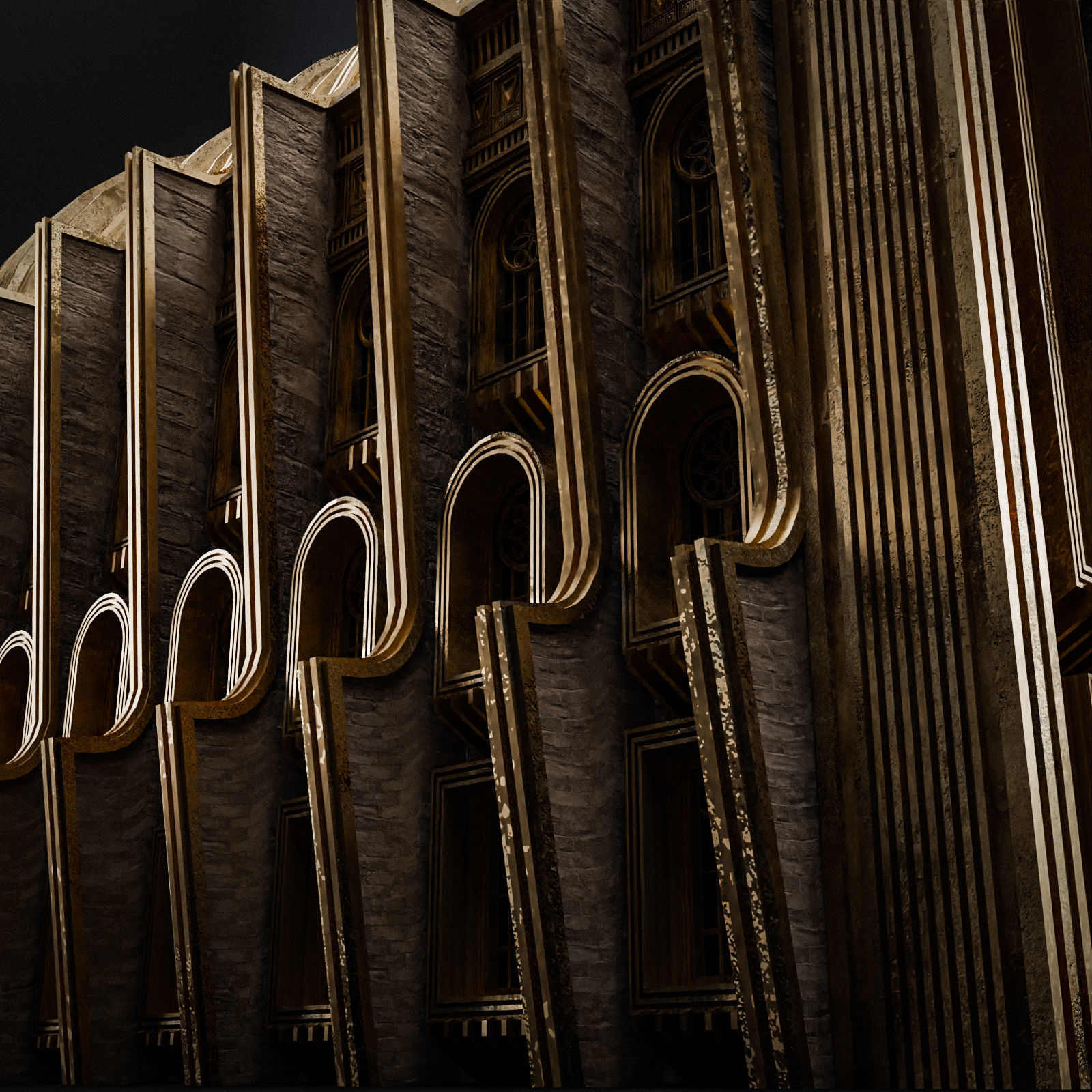 GRAND CAPITAL BUILDING SET Low-poly 3D model_53