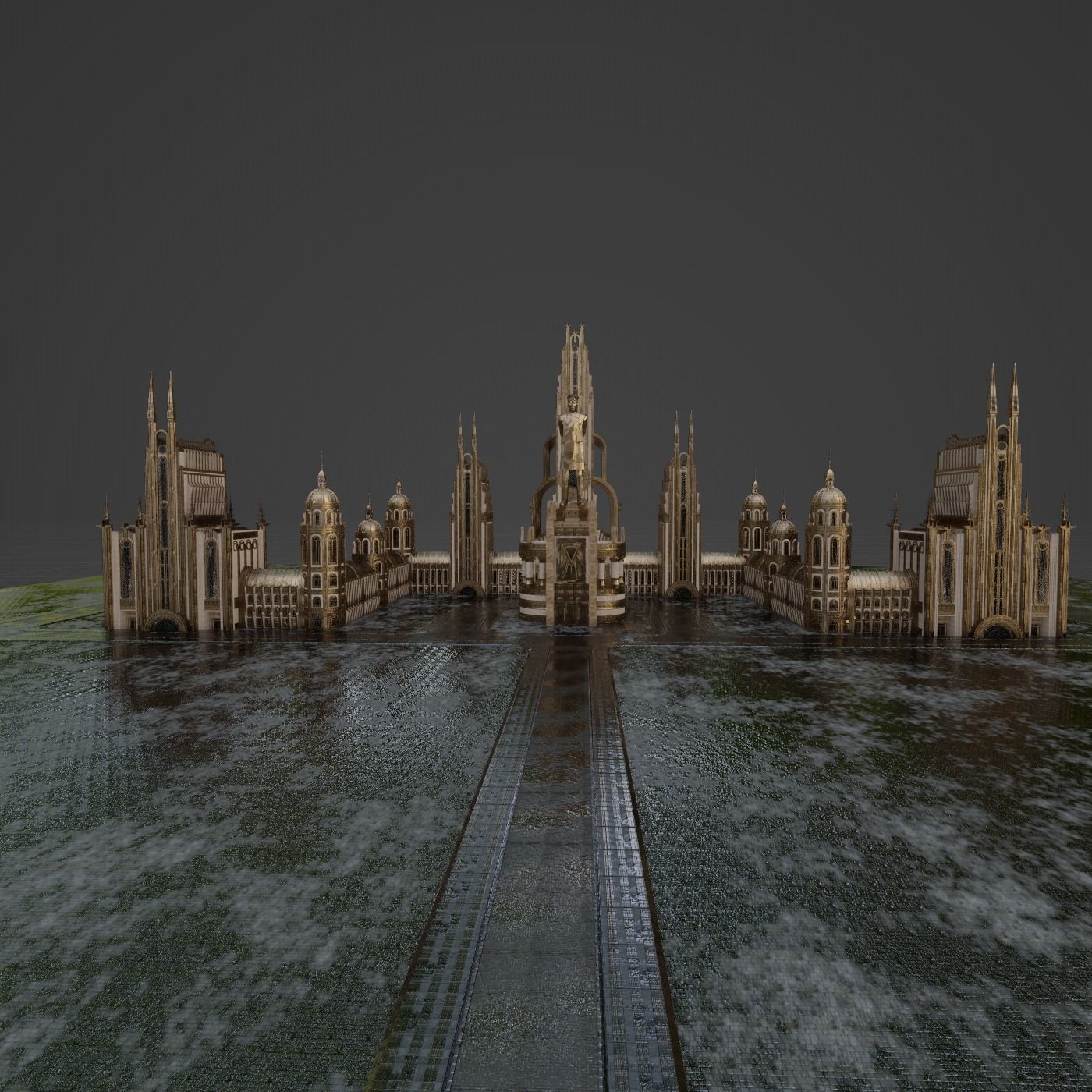 GRAND CAPITAL BUILDING SET Low-poly 3D model_14