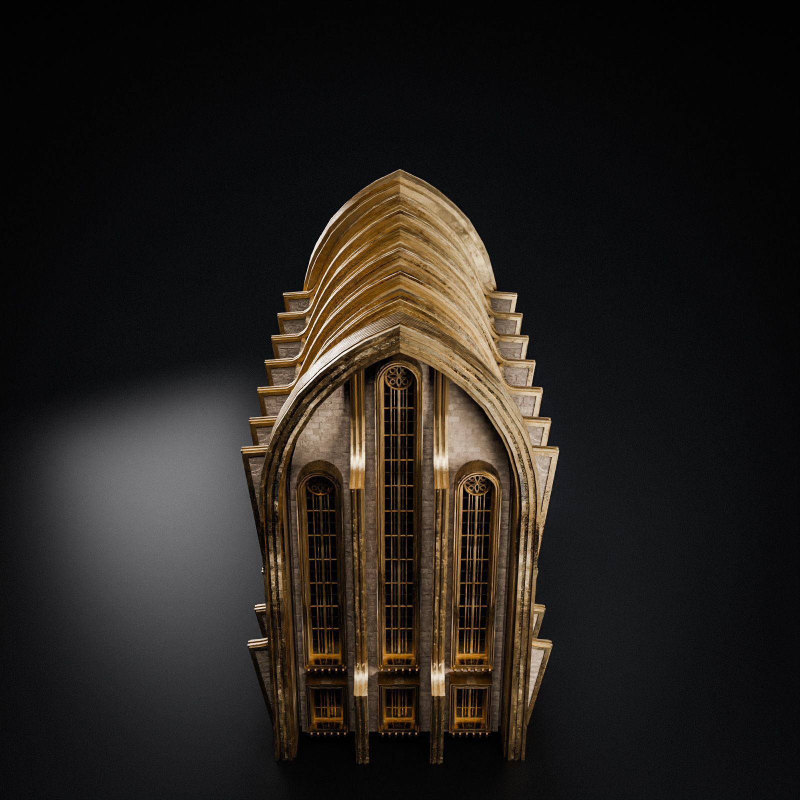 GRAND CAPITAL BUILDING SET Low-poly 3D model_45