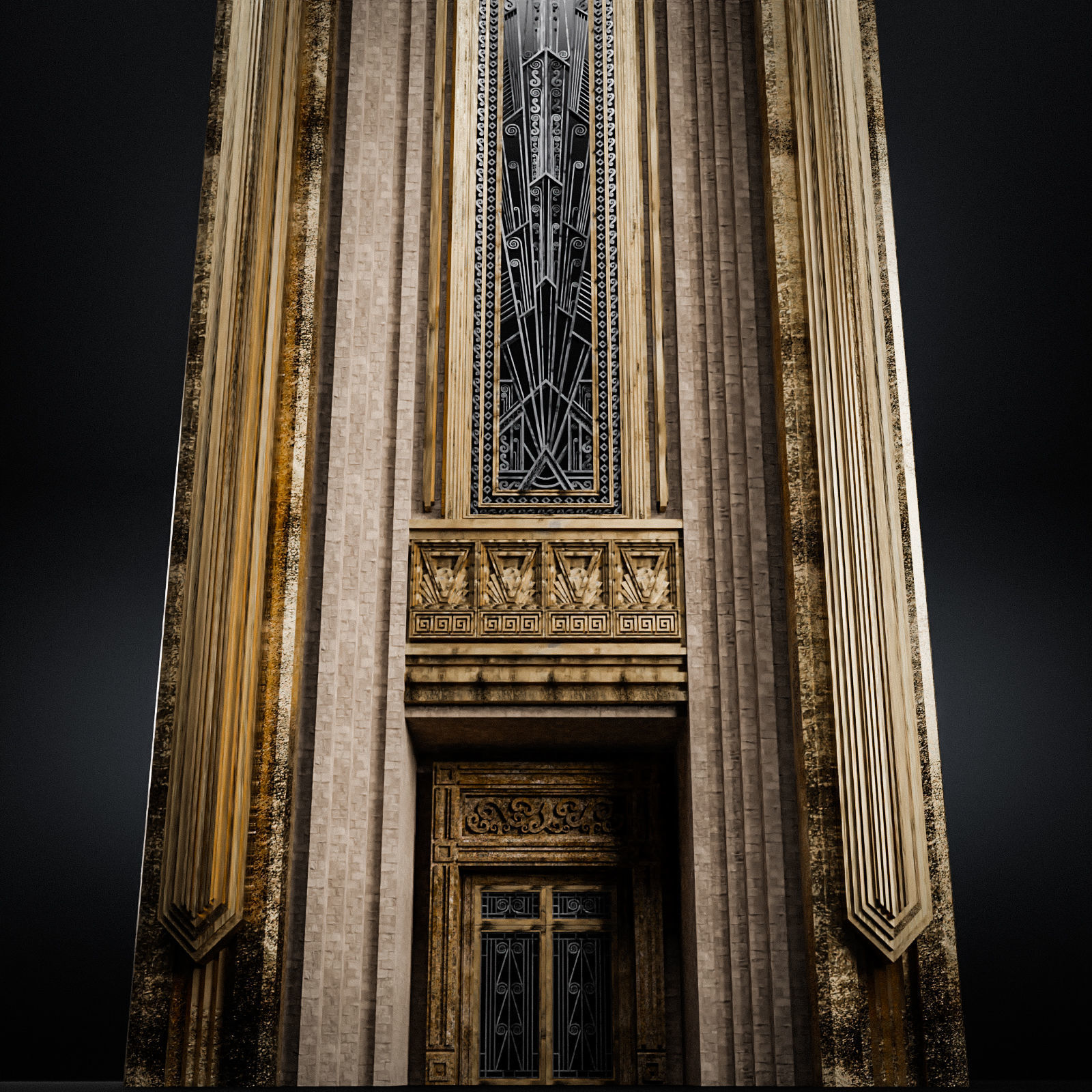 GRAND CAPITAL BUILDING SET Low-poly 3D model_58