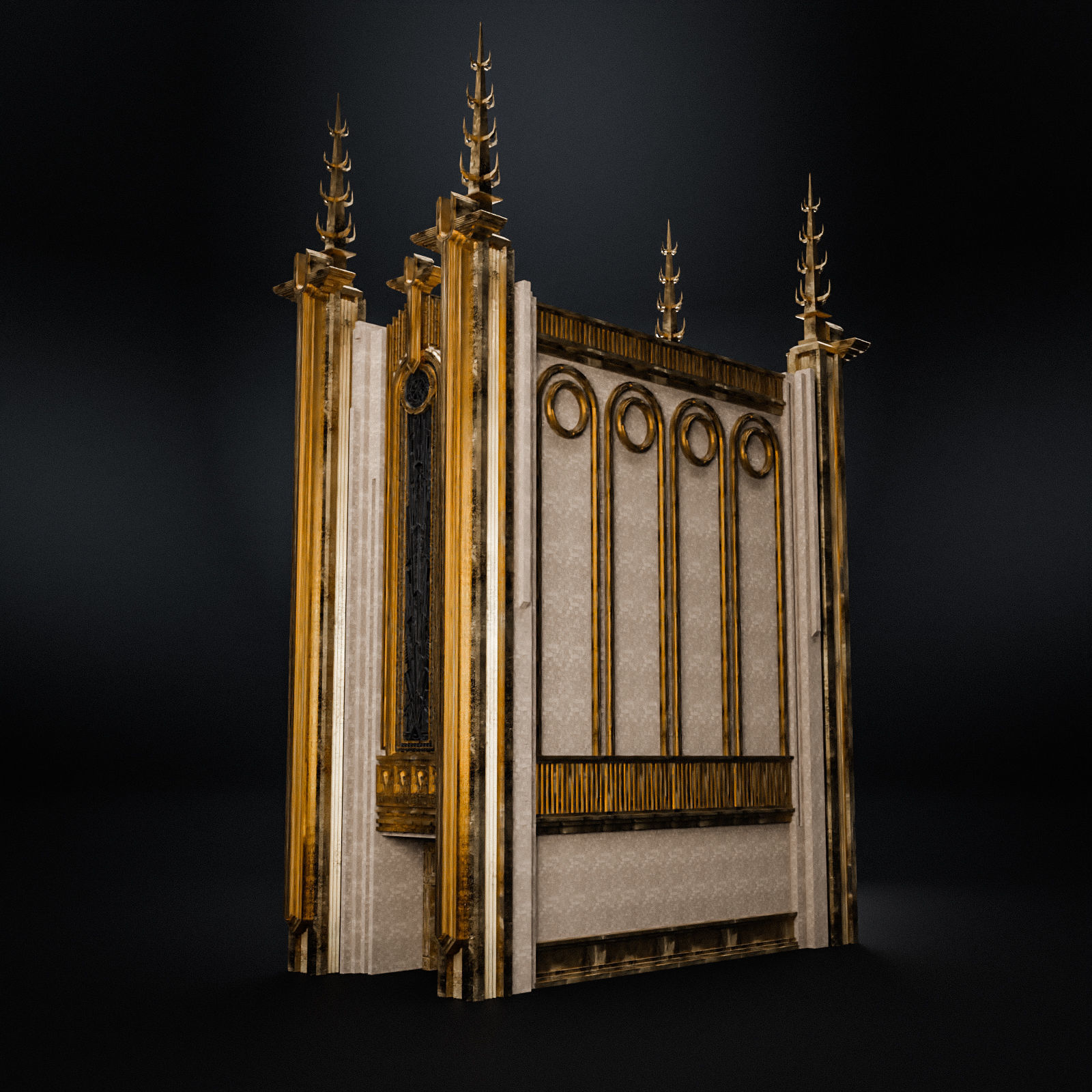 GRAND CAPITAL BUILDING SET Low-poly 3D model_60
