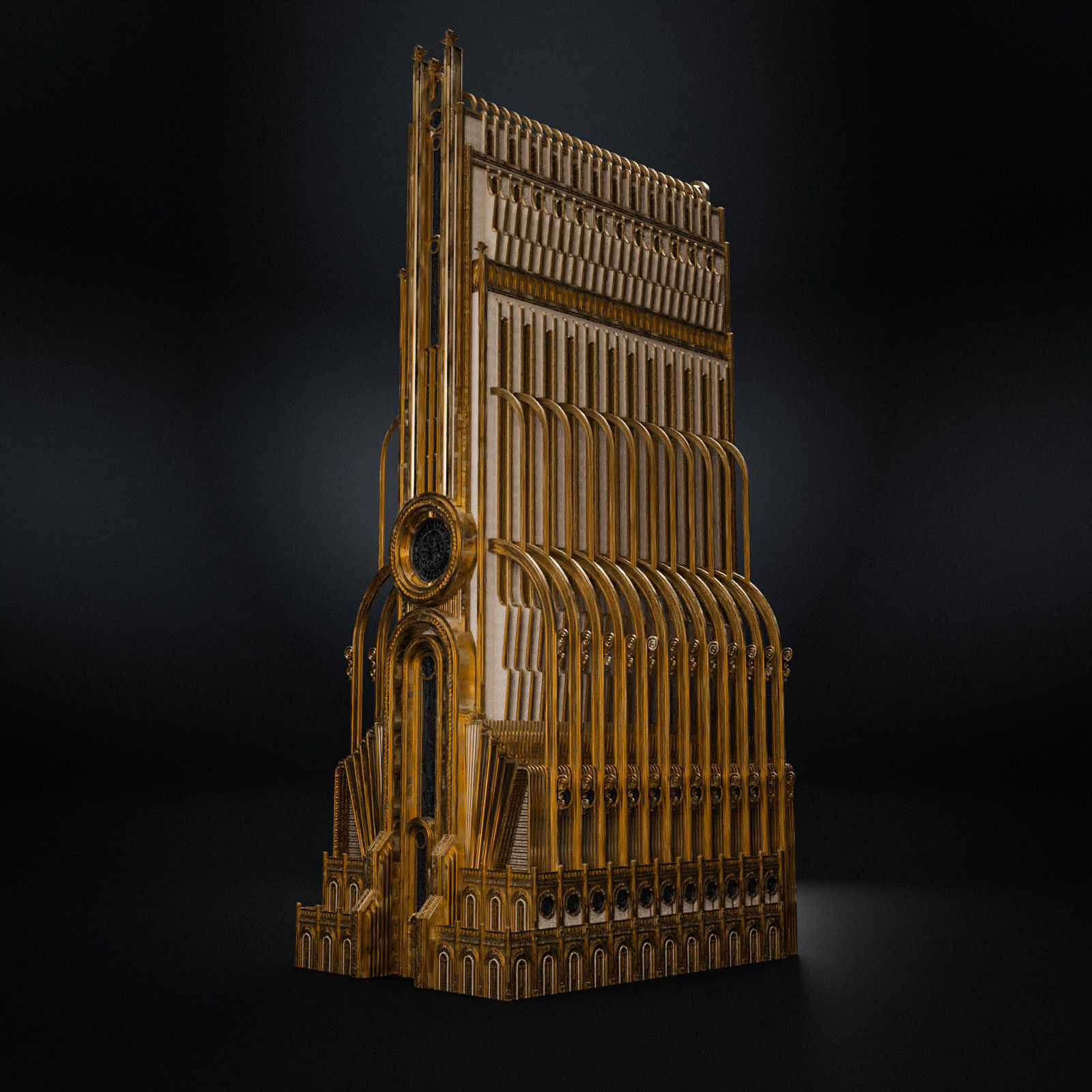 GRAND CAPITAL BUILDING SET Low-poly 3D model_20