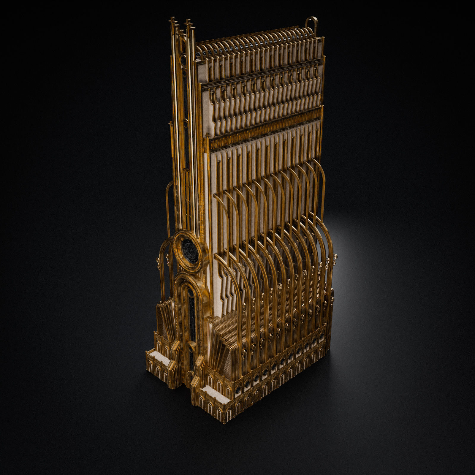 GRAND CAPITAL BUILDING SET Low-poly 3D model_25