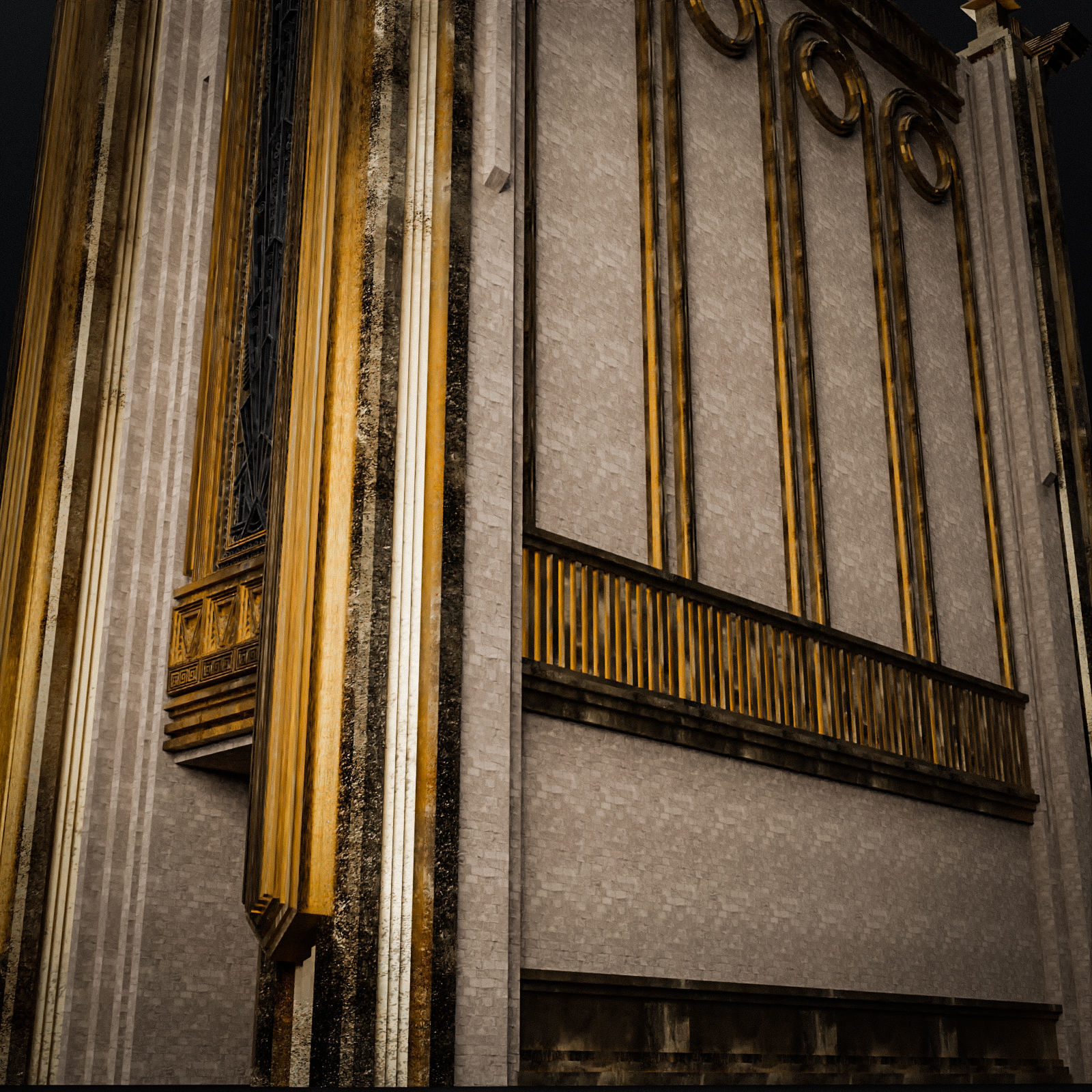 GRAND CAPITAL BUILDING SET Low-poly 3D model_55