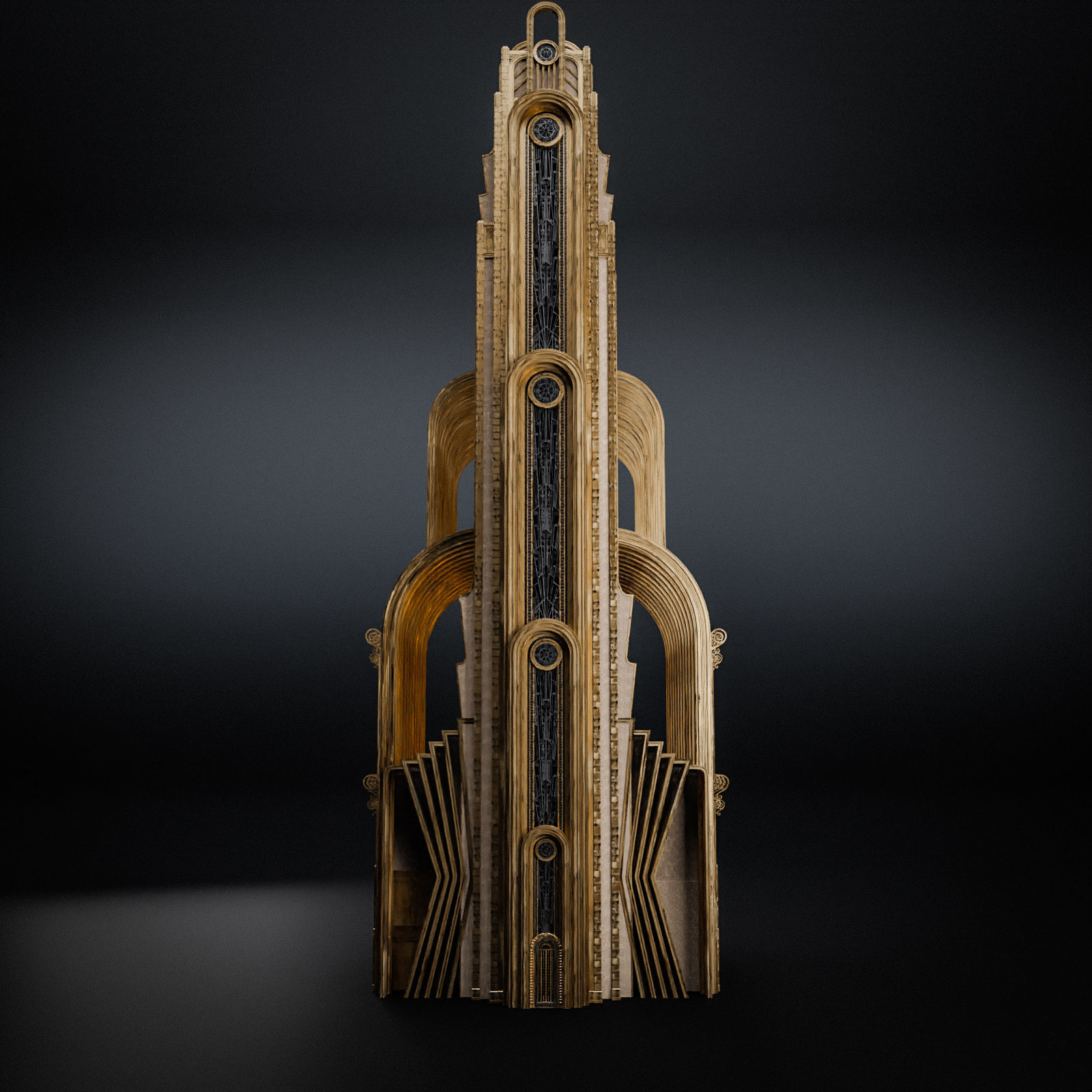 GRAND CAPITAL BUILDING SET Low-poly 3D model_19