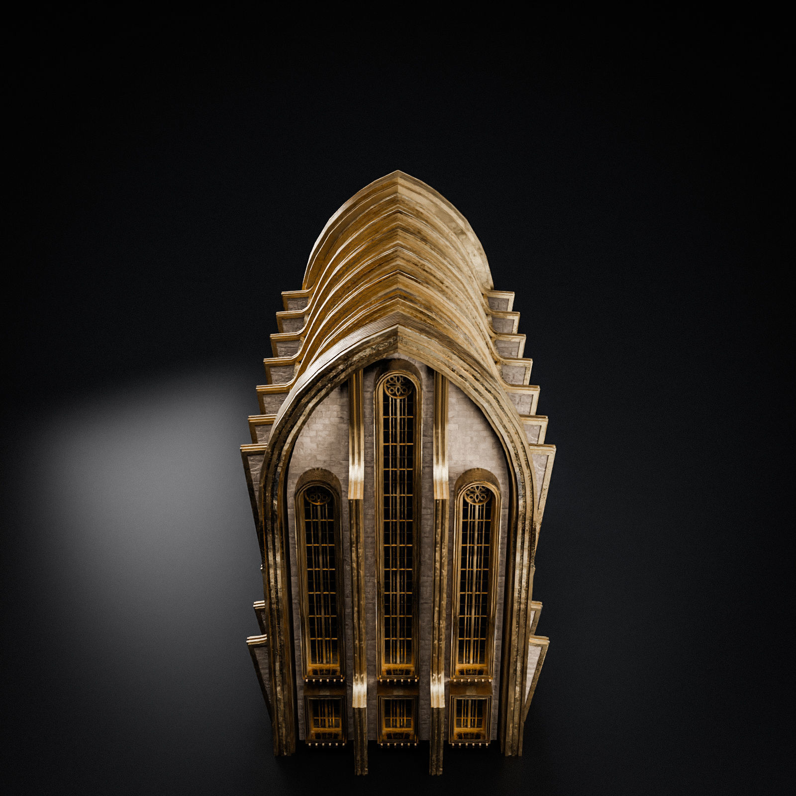 GRAND CAPITAL BUILDING SET Low-poly 3D model_49