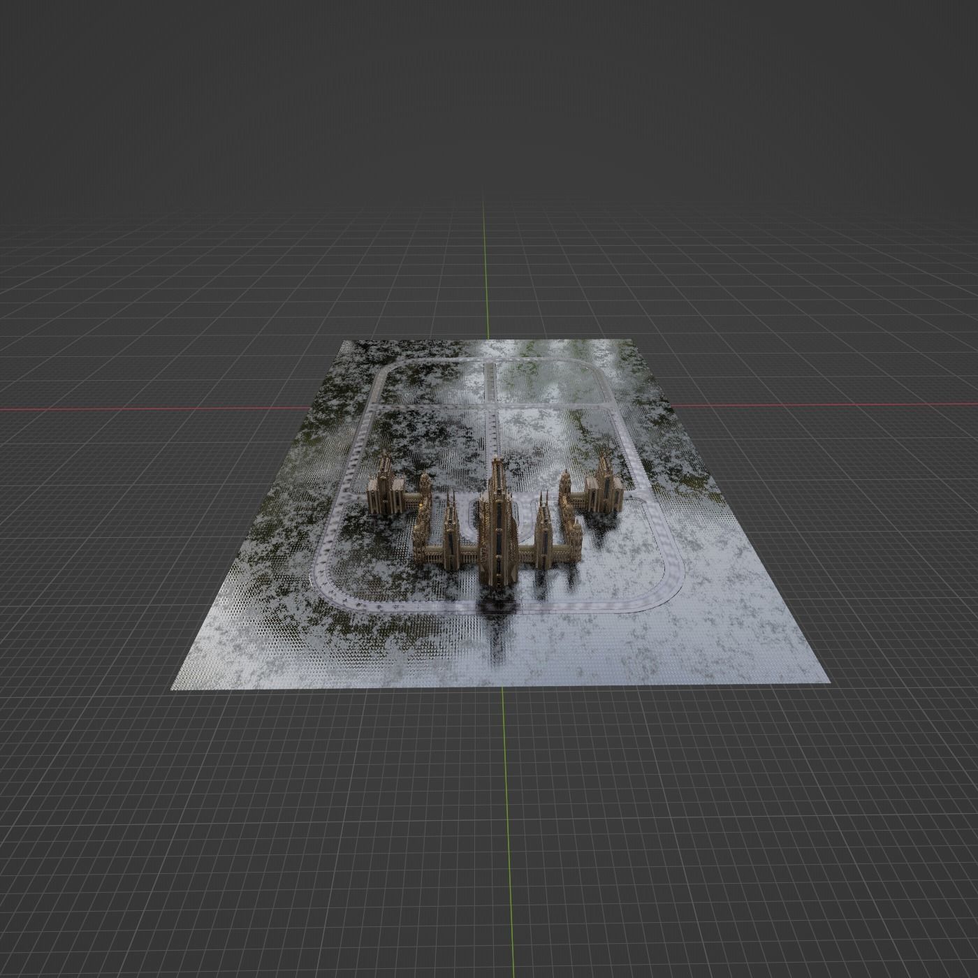 GRAND CAPITAL BUILDING SET Low-poly 3D model_15