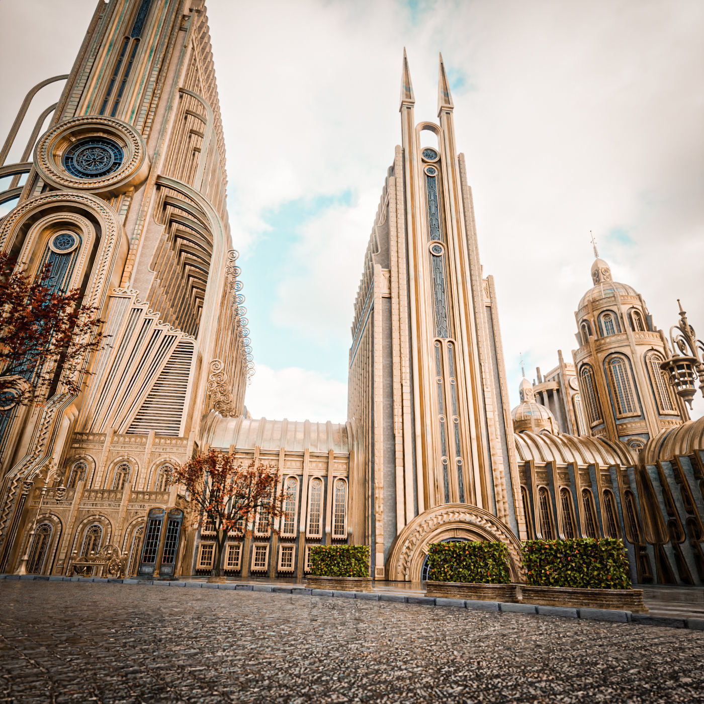 GRAND CAPITAL BUILDING SET Low-poly 3D model_4
