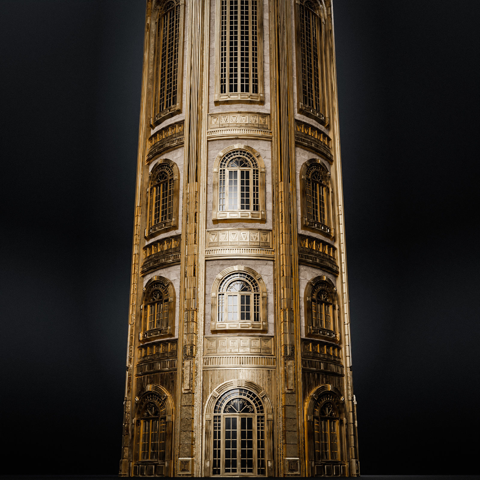 GRAND CAPITAL BUILDING SET Low-poly 3D model_42
