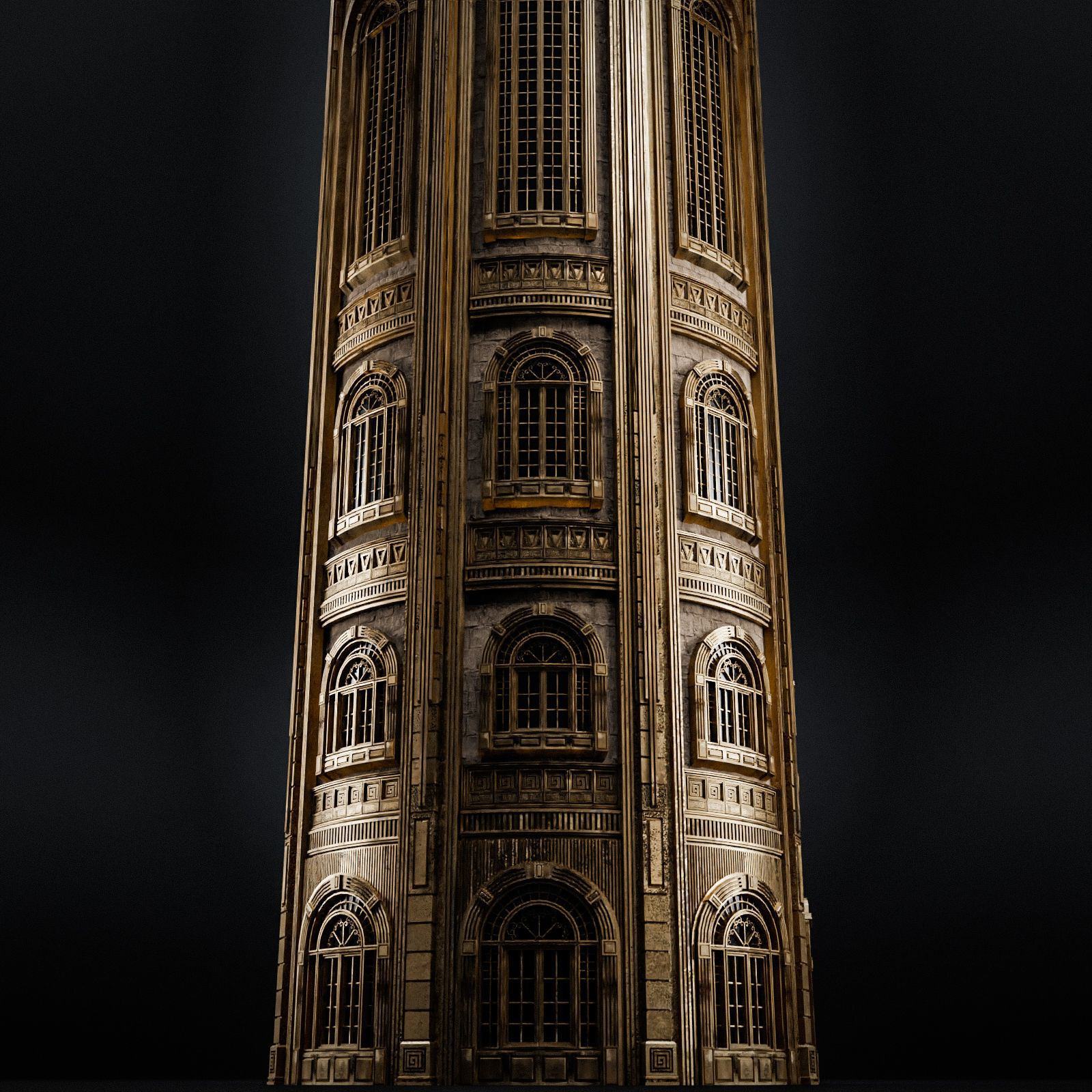 GRAND CAPITAL BUILDING SET Low-poly 3D model_43