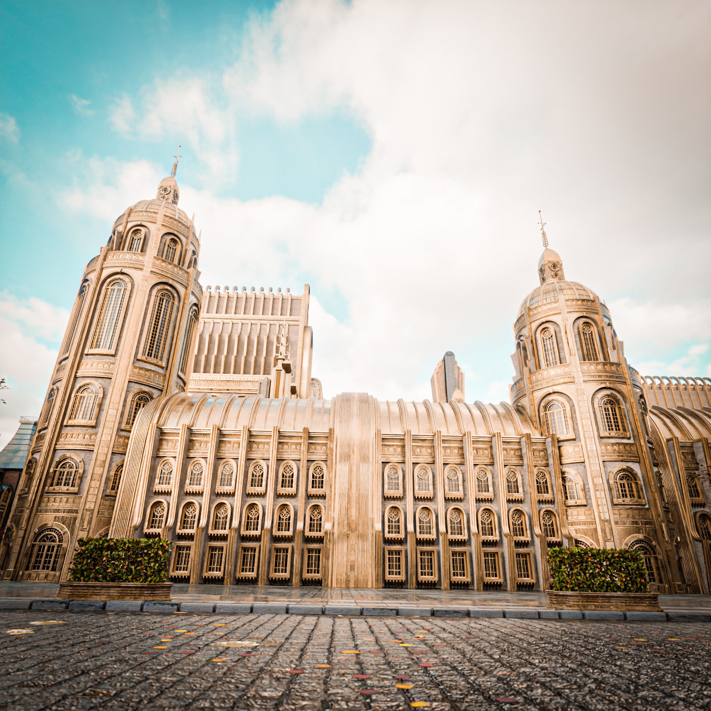GRAND CAPITAL BUILDING SET Low-poly 3D model_10
