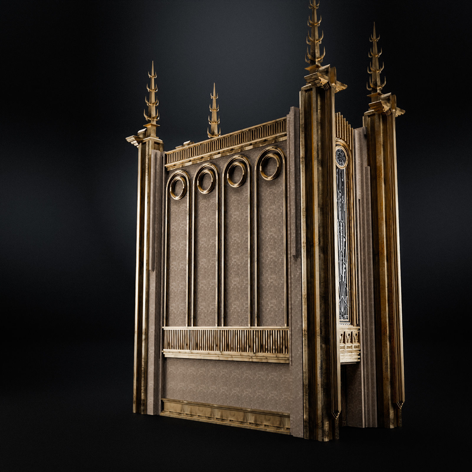 GRAND CAPITAL BUILDING SET Low-poly 3D model_59