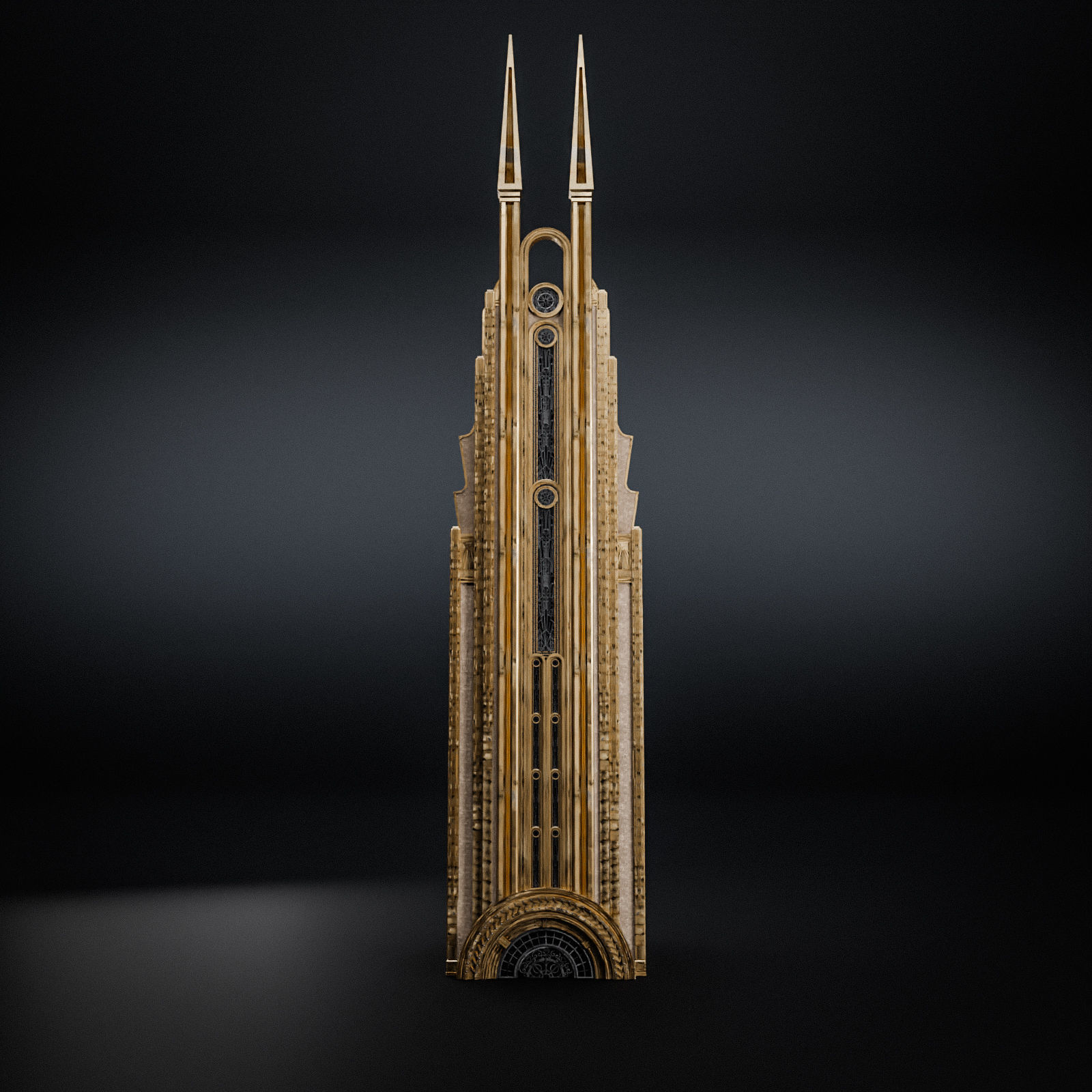 GRAND CAPITAL BUILDING SET Low-poly 3D model_32