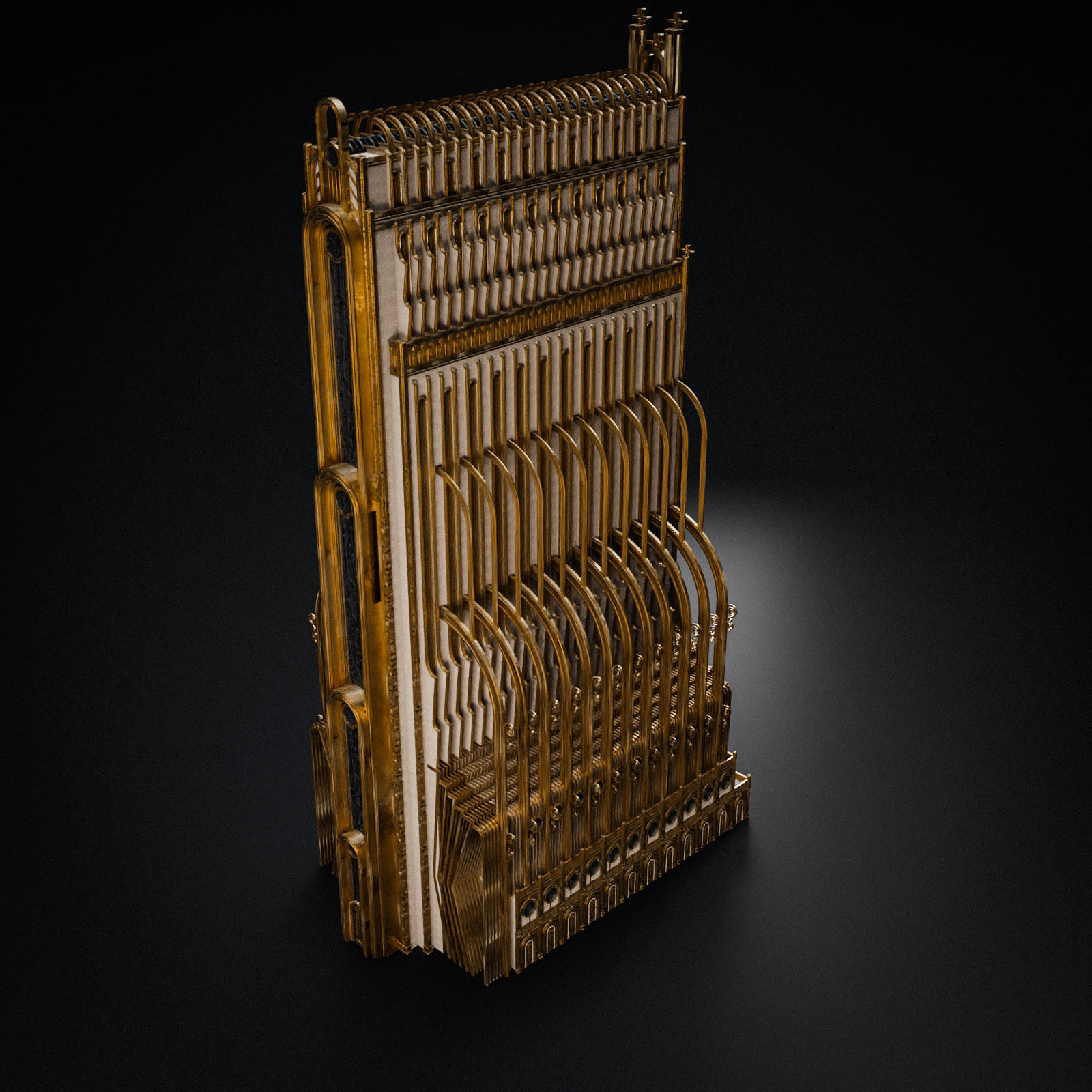 GRAND CAPITAL BUILDING SET Low-poly 3D model_31