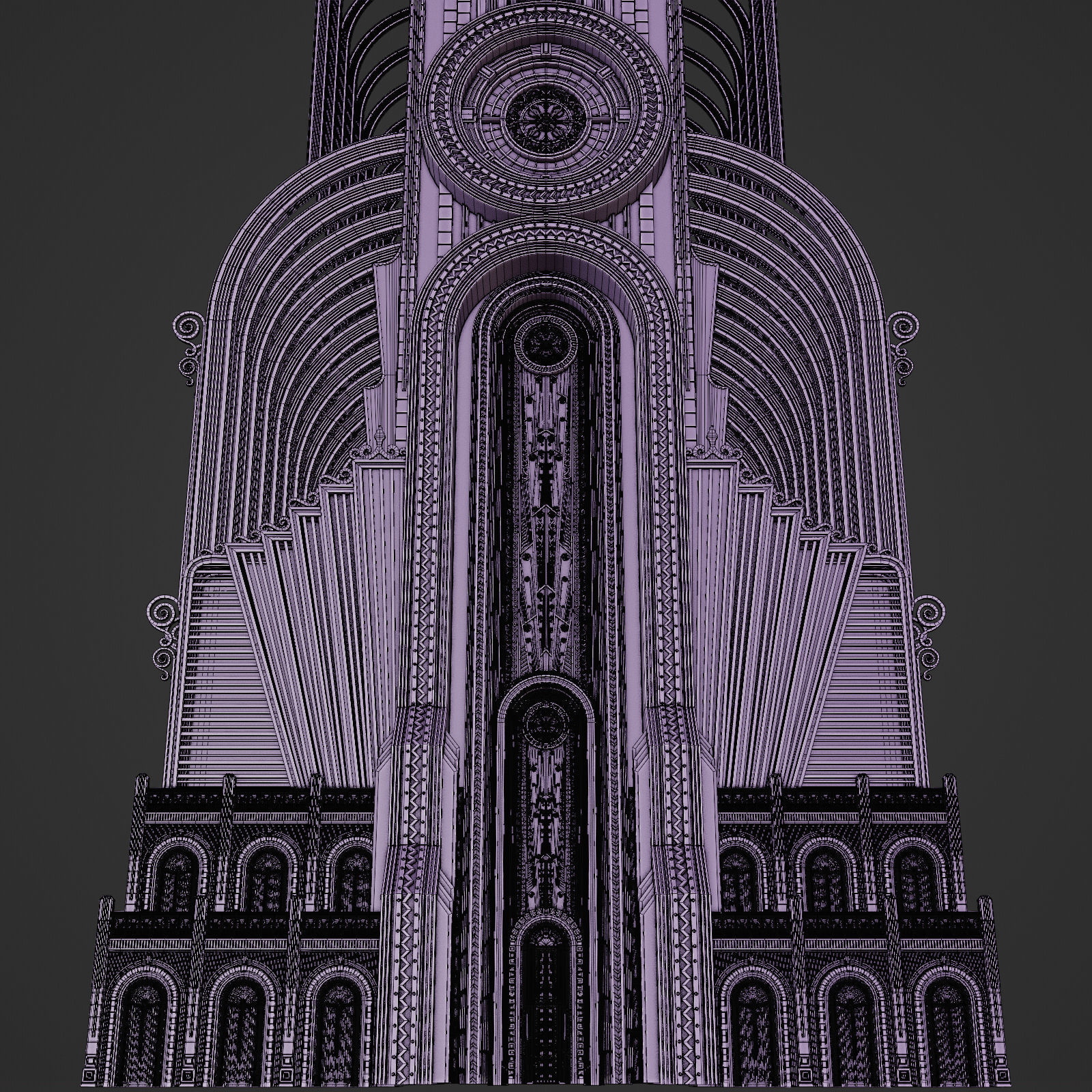 GRAND CAPITAL BUILDING SET Low-poly 3D model_66