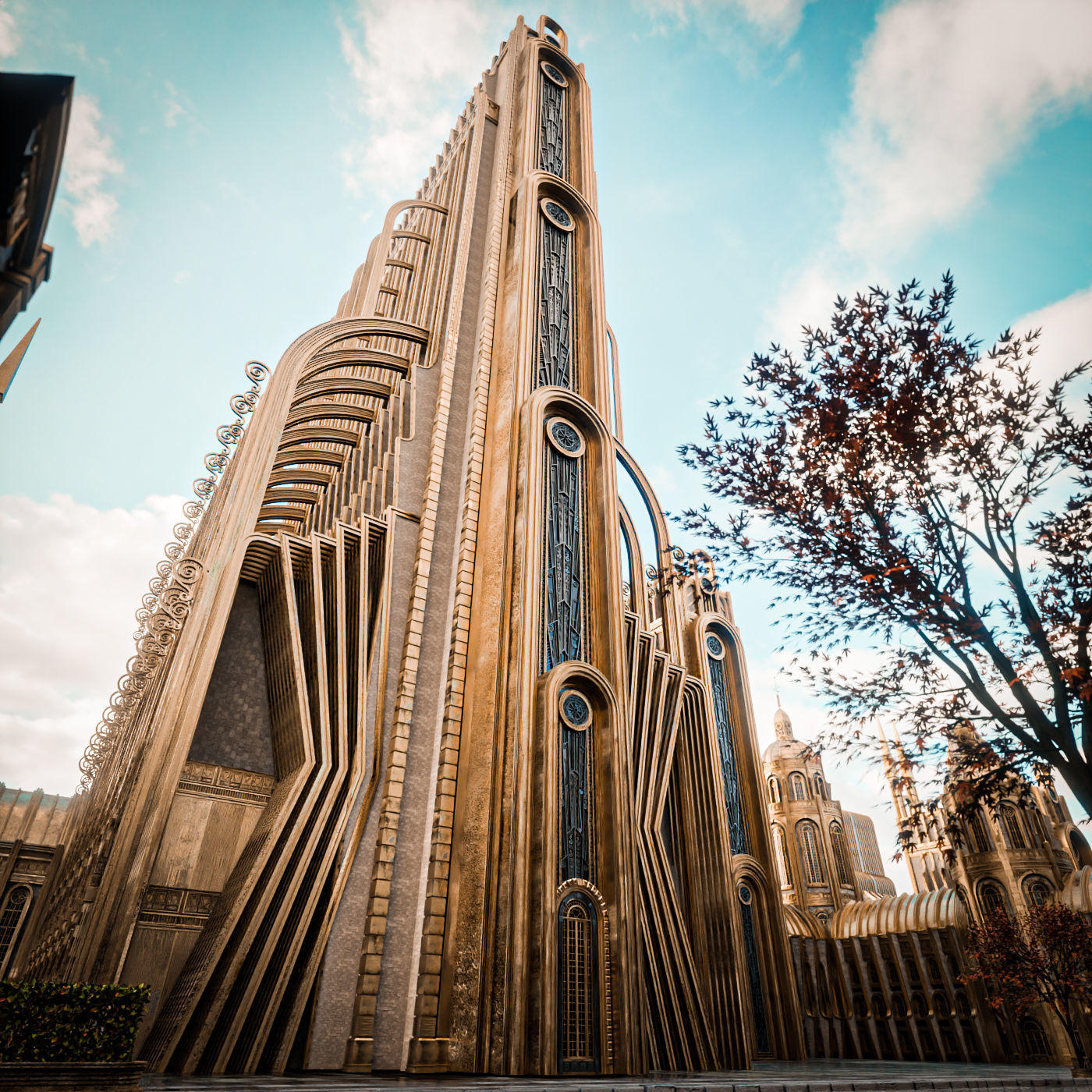GRAND CAPITAL BUILDING SET Low-poly 3D model_6