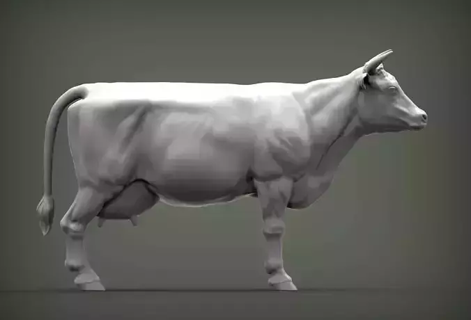 Cow 3D print model 3D print model