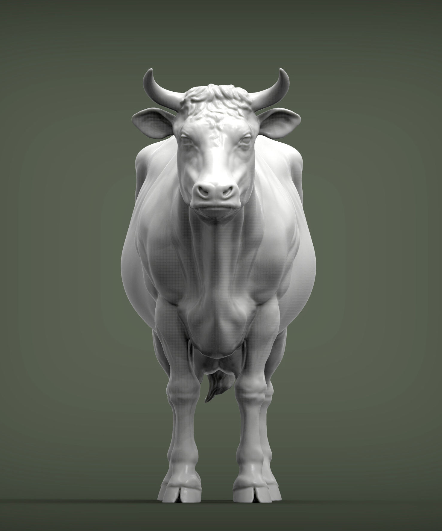 Cow 3D print model 3D print model_5